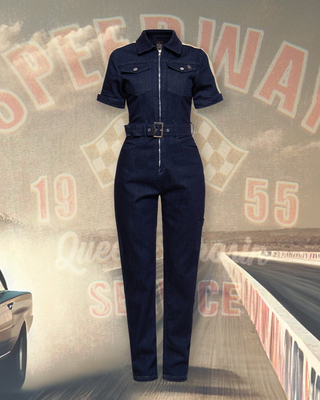 Overall «Speedway Service» Jumpsuits von Queen Kerosin