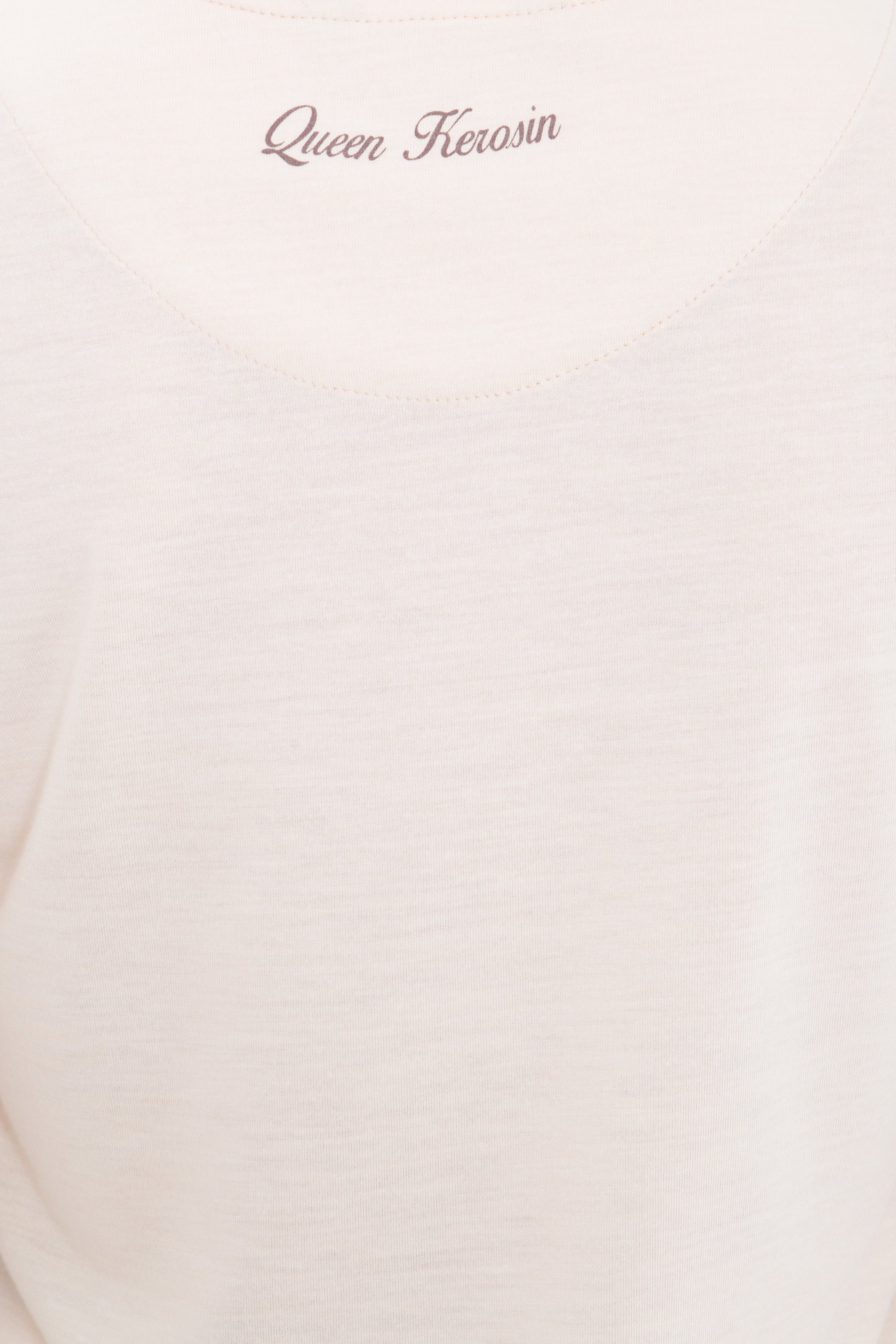 Queen Kerosin - Print T-Shirt aus Viskose - Mix «Anchor»