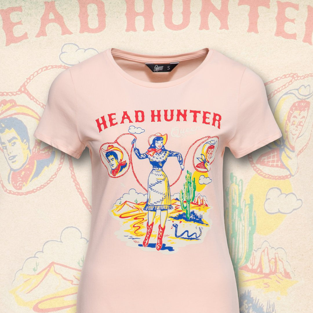 Queen Kerosin - Print T-Shirt «Head Hunter»