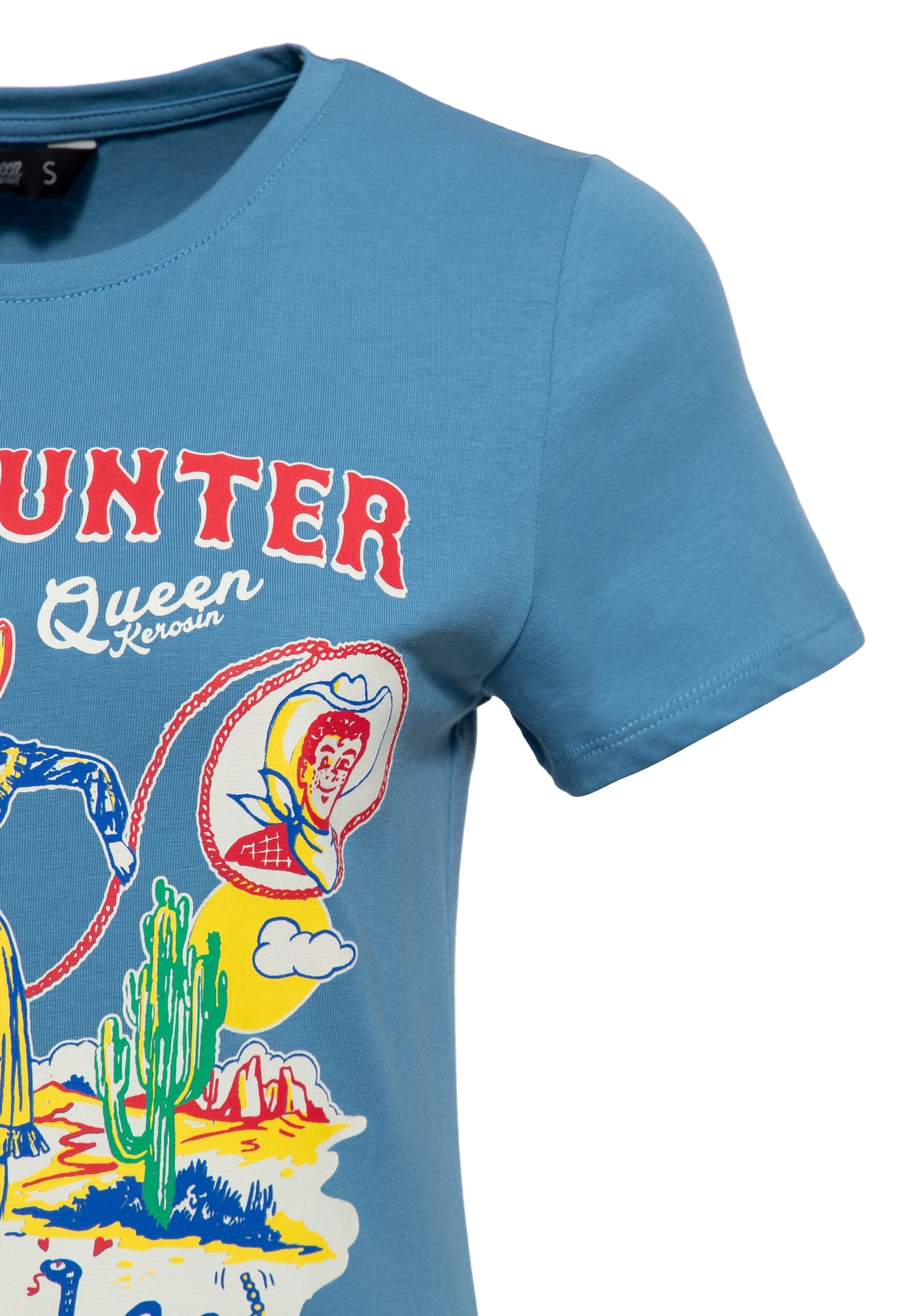 Queen Kerosin - Print T-Shirt «Head Hunter»