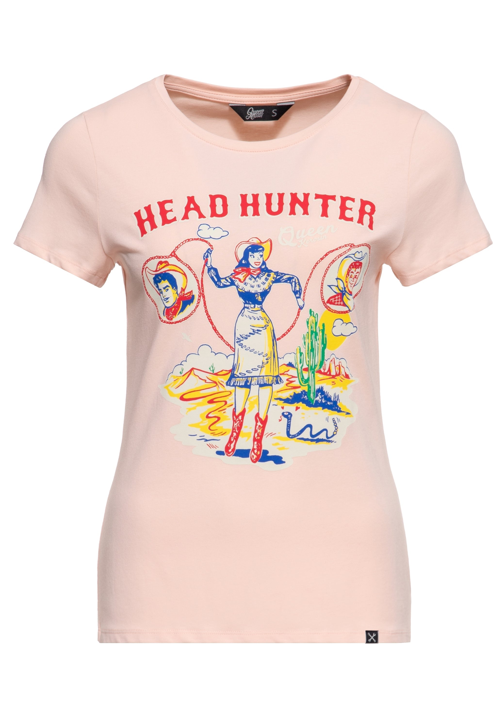 Queen Kerosin - Print T-Shirt «Head Hunter»