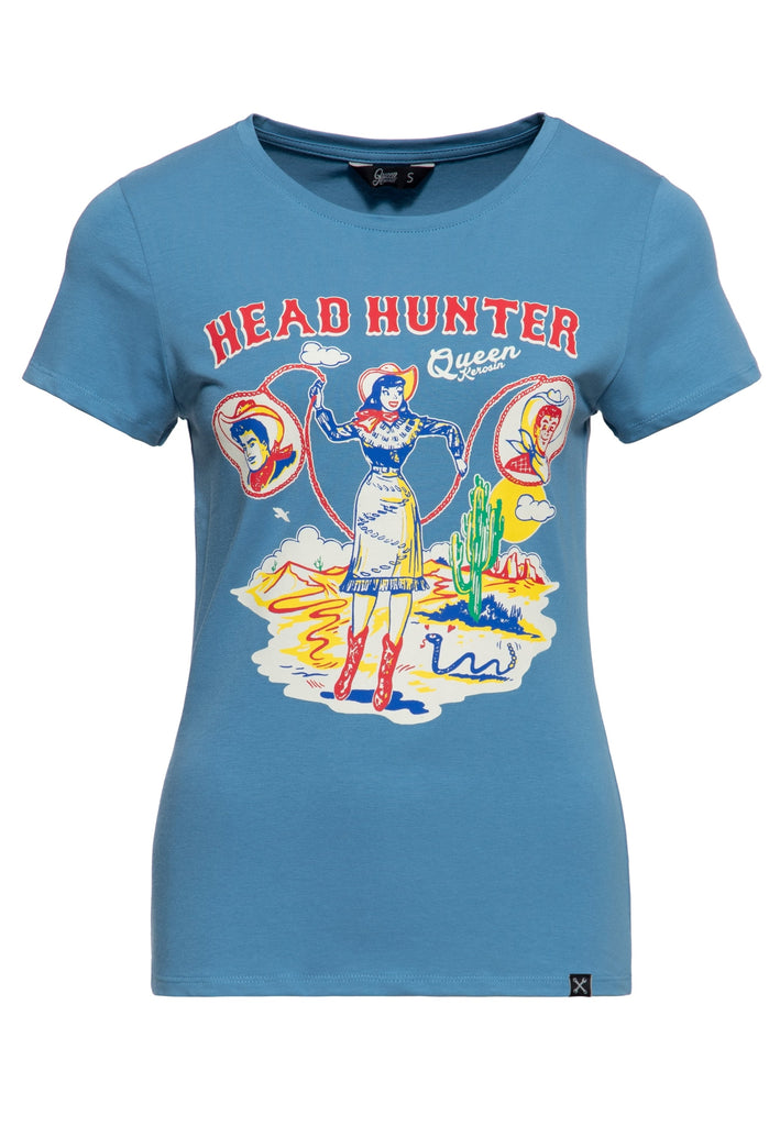 Queen Kerosin - Print T-Shirt «Head Hunter»