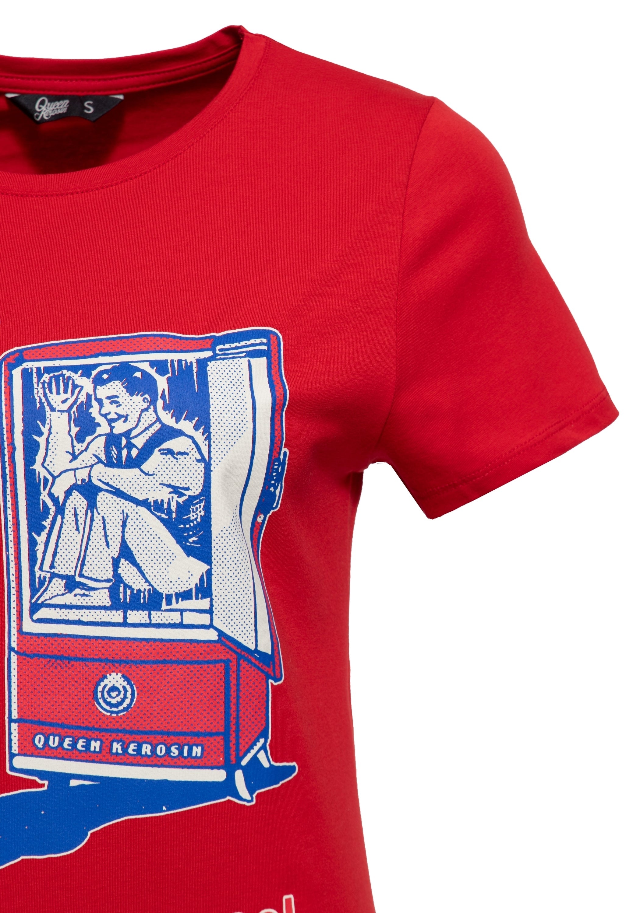 Queen Kerosin - Print T-Shirt «Keep Your Love Cool»