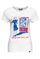 Queen Kerosin - Print T-Shirt «Keep Your Love Cool»