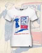 Queen Kerosin - Print T-Shirt «Keep Your Love Cool»