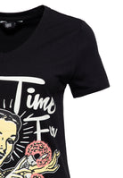 Queen Kerosin - Print T-Shirt «No Time For Romance»