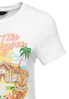 Queen Kerosin - Print T-Shirt «Tiki Lagoon»