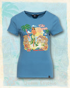 Queen Kerosin - Print T-Shirt «Tiki Lagoon»