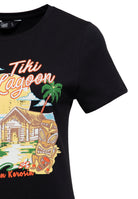 Queen Kerosin - Print T-Shirt «Tiki Lagoon»