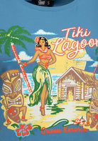 Queen Kerosin - Print T-Shirt «Tiki Lagoon»