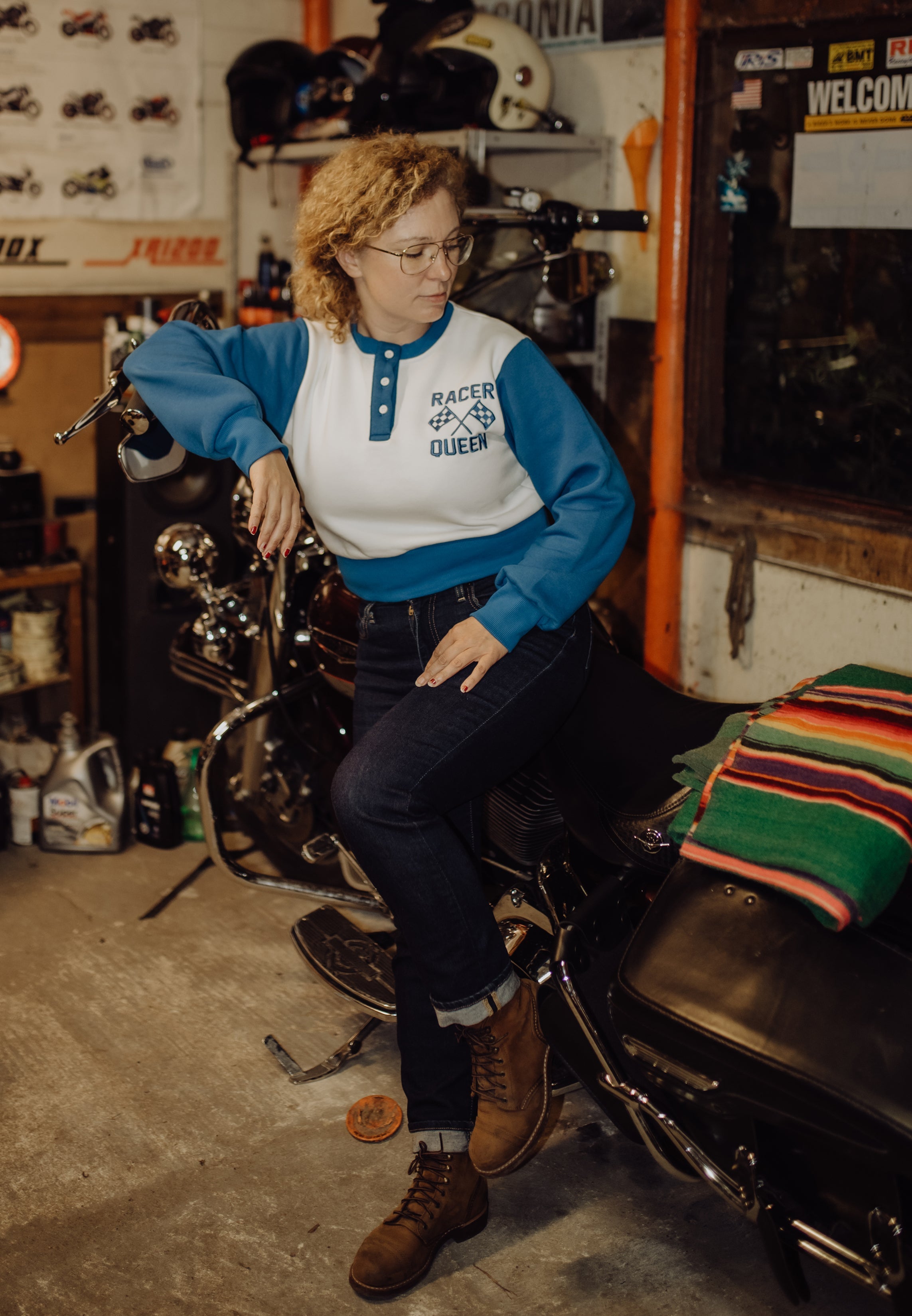 Queen Kerosin - Pullover «Racer Queen»