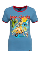 Queen Kerosin - Ringer T-Shirt «Lago di Garda»