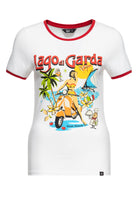 Queen Kerosin - Ringer T-Shirt «Lago di Garda»