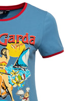 Queen Kerosin - Ringer T-Shirt «Lago di Garda»