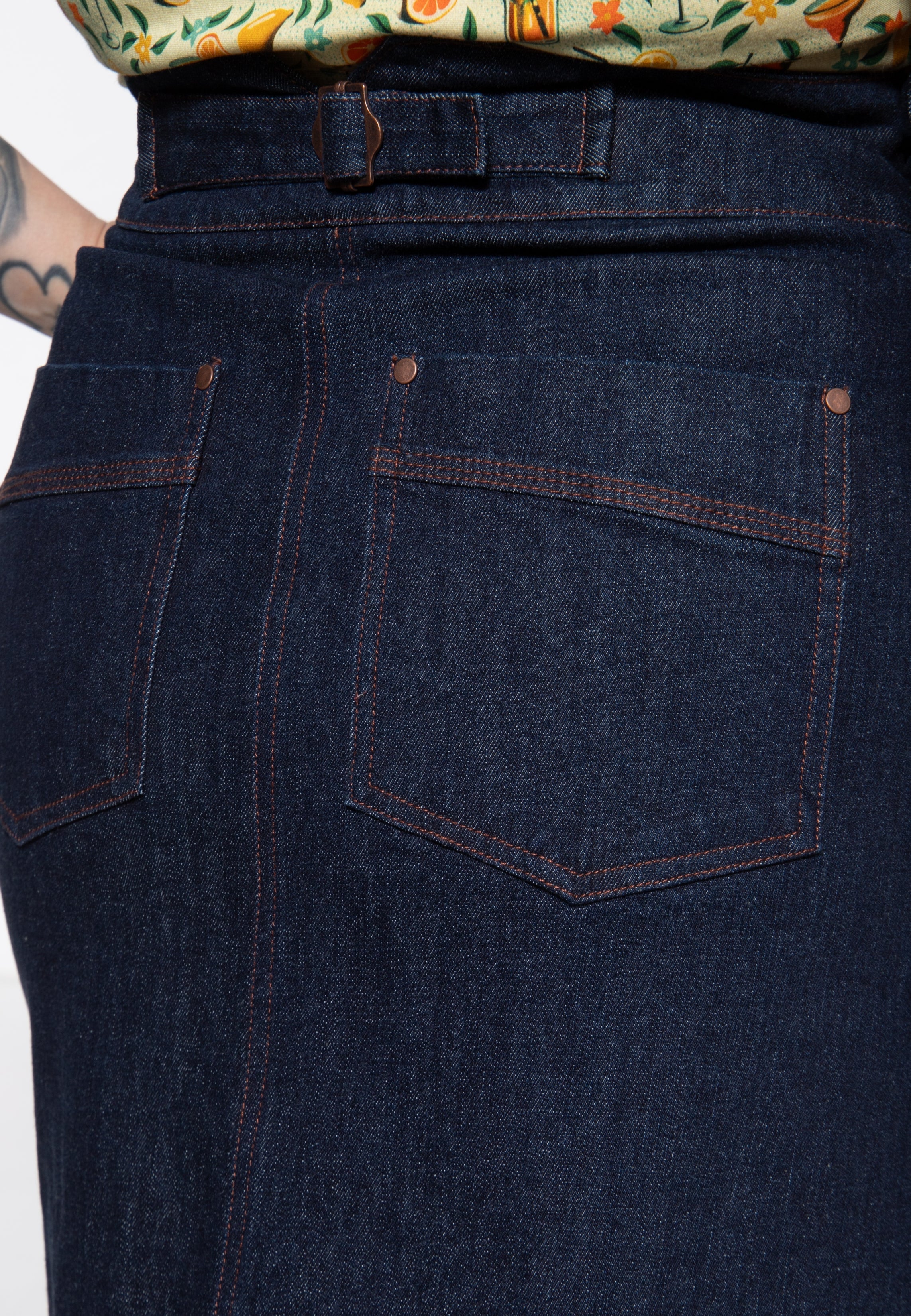Rock 'Josie' in Denim Röcke von Queen Kerosin