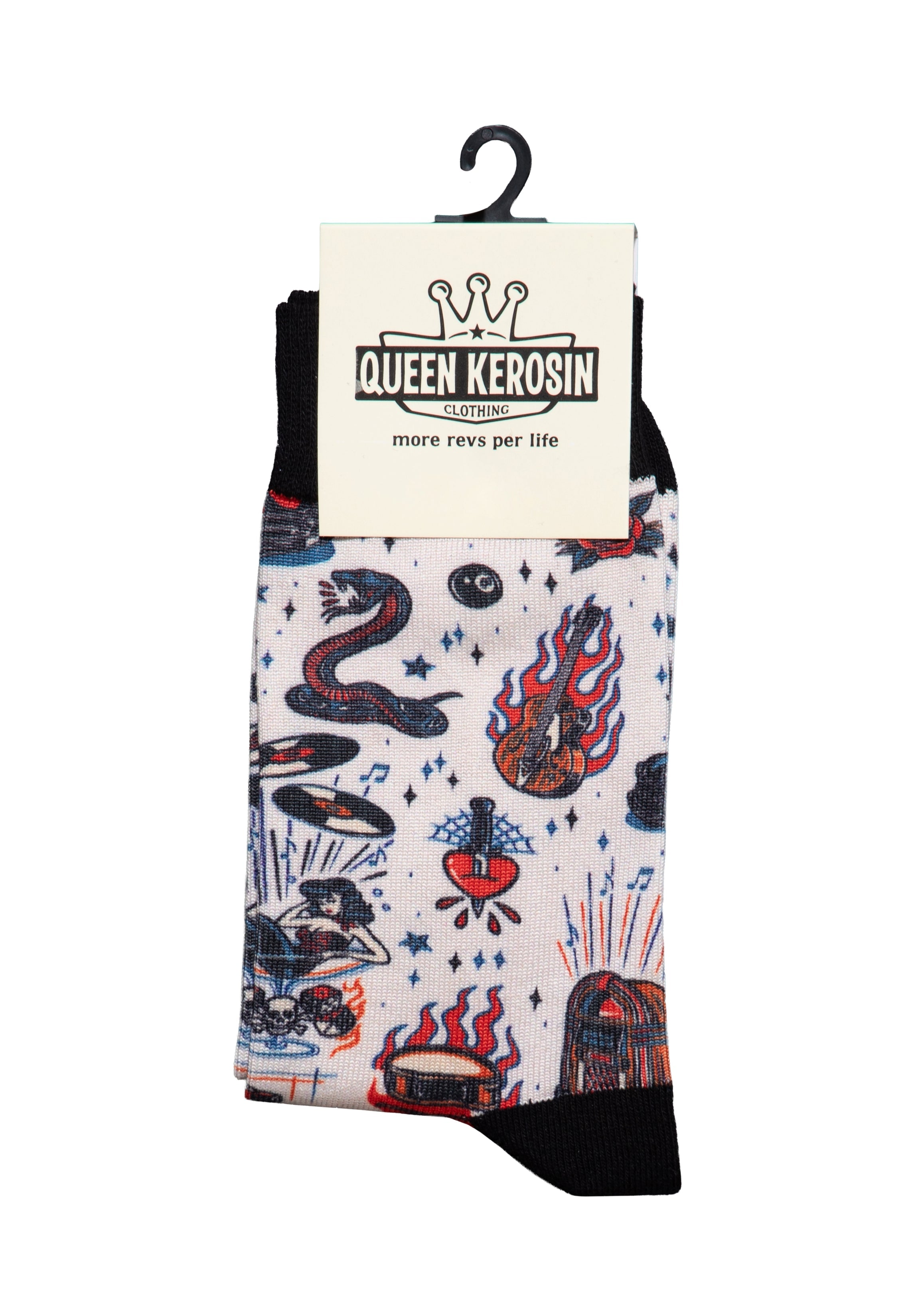 Queen Kerosin - Socken «Rock 'n' Roll»