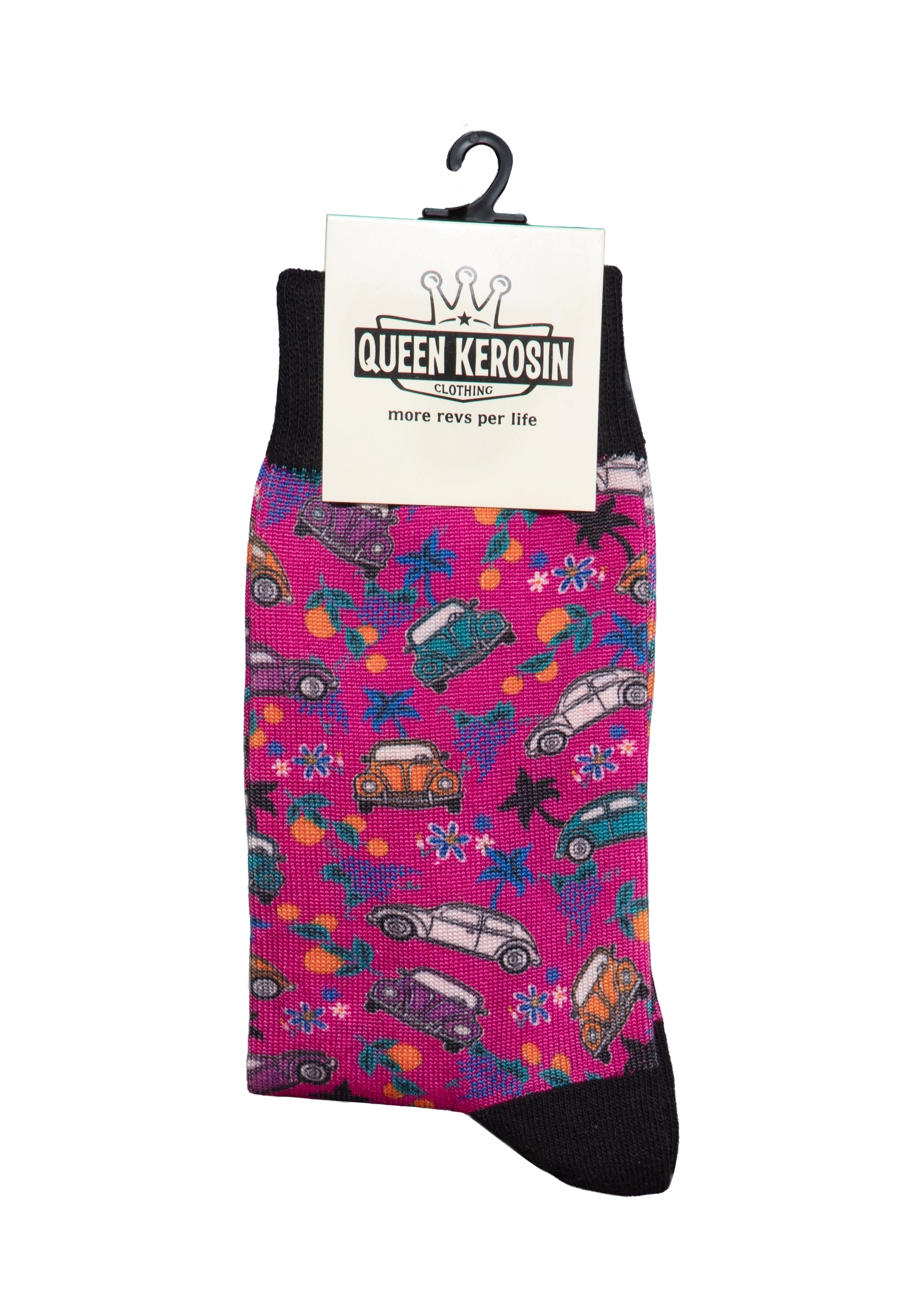 Queen Kerosin - Socken «Vintage Car»