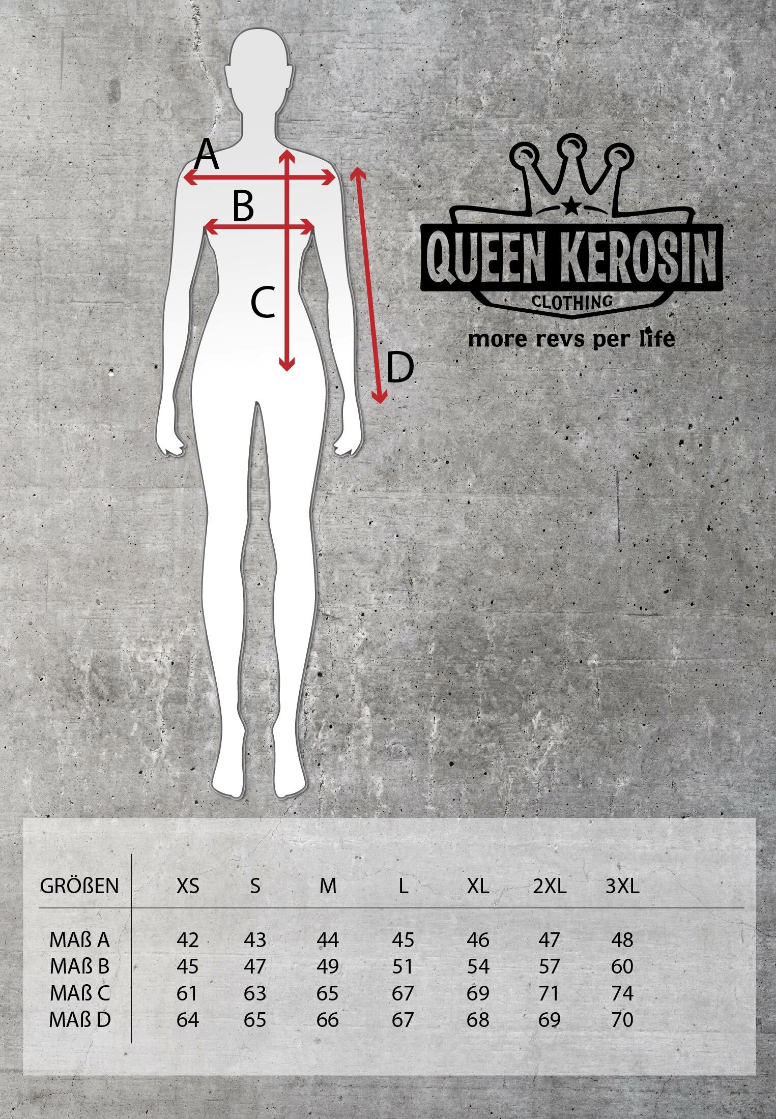 Queen Kerosin - Sweatjacke «Queen Speed Garage»