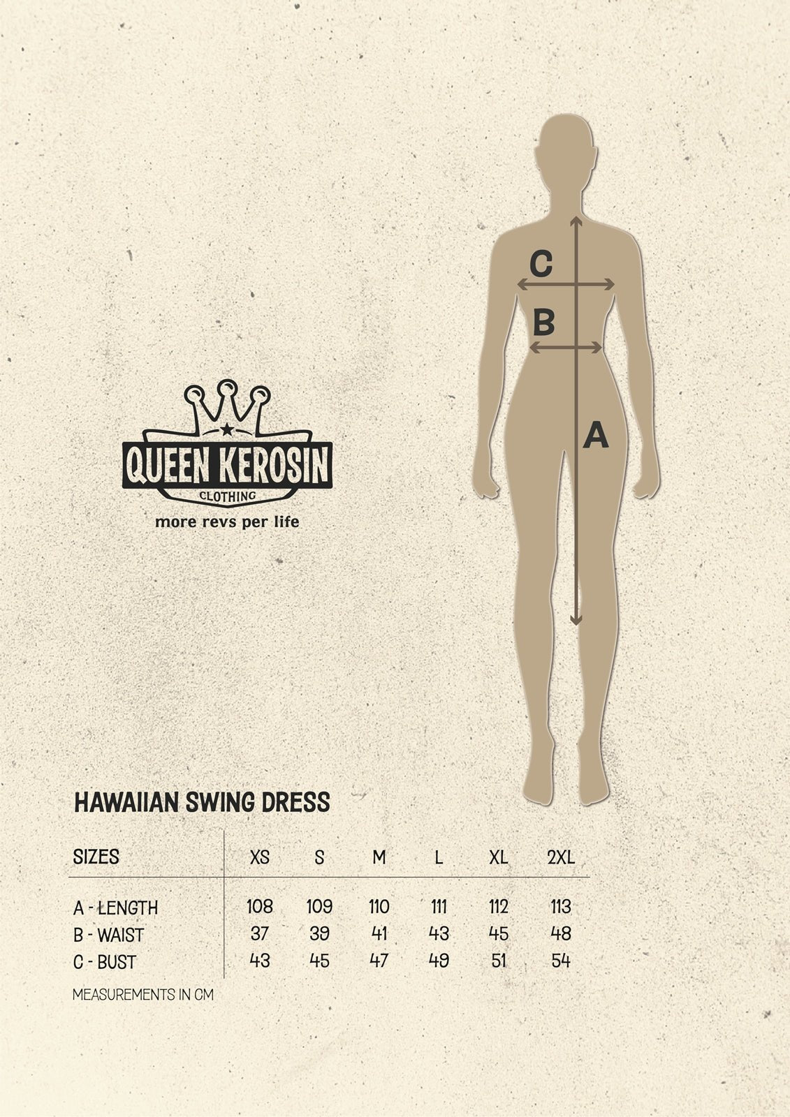 Queen Kerosin - Swingkleid «Beaches»