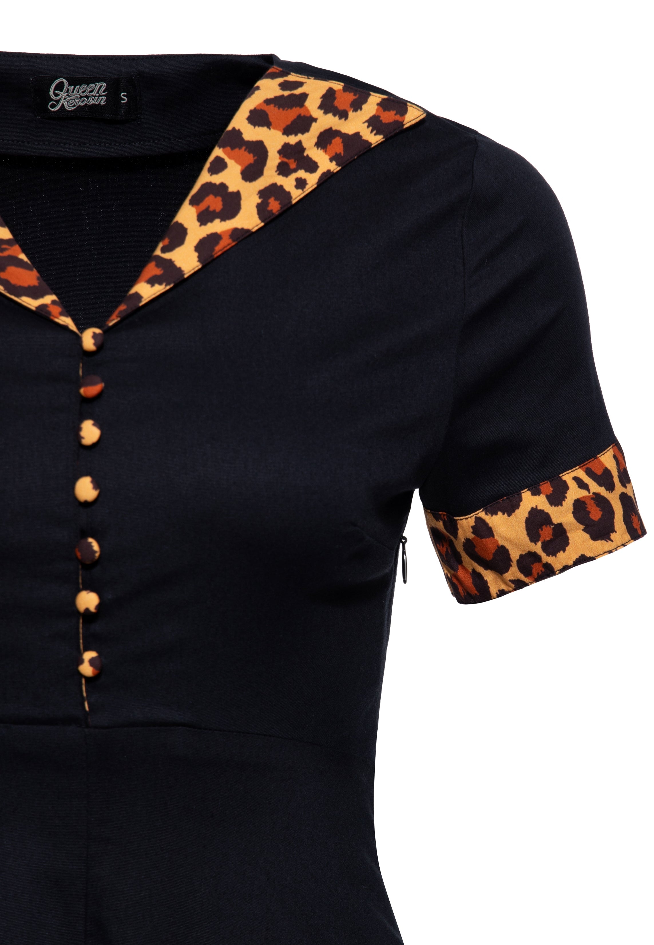 Swingkleid in Schwarz Kleider von Queen Kerosin