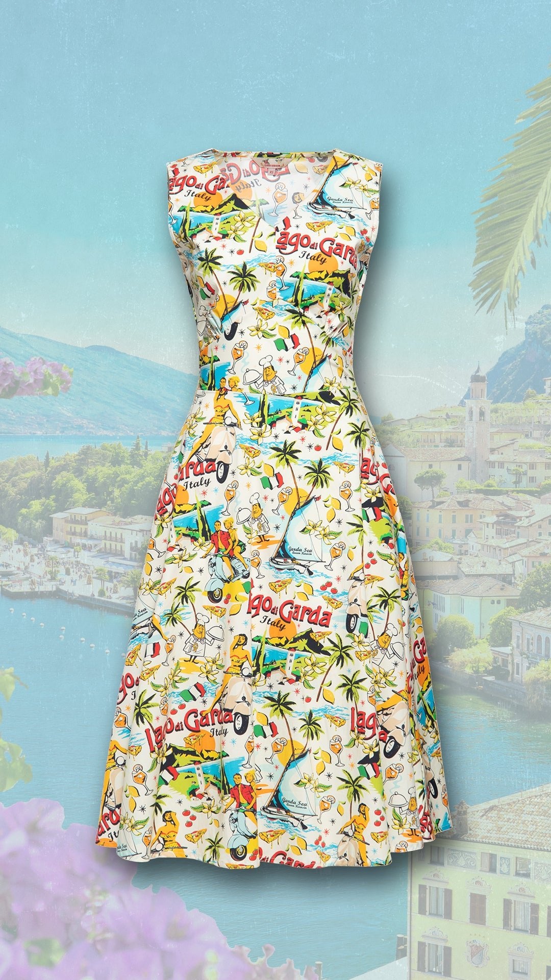 Queen Kerosin - Swingkleid «Lago di Garda»