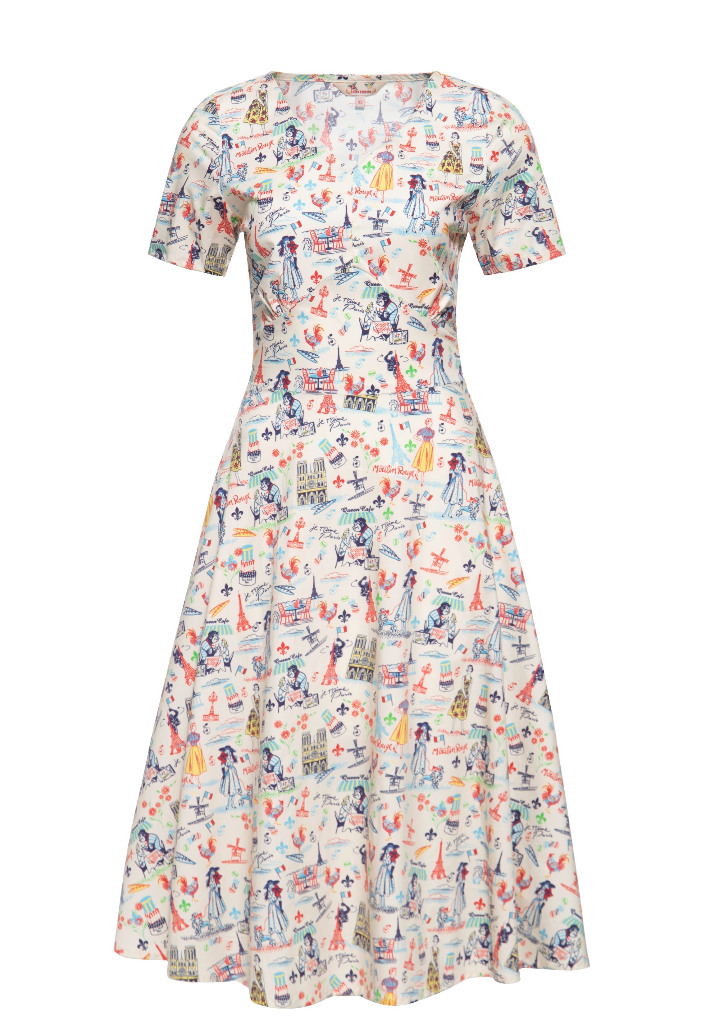Queen Kerosin - Swingkleid «Paris»