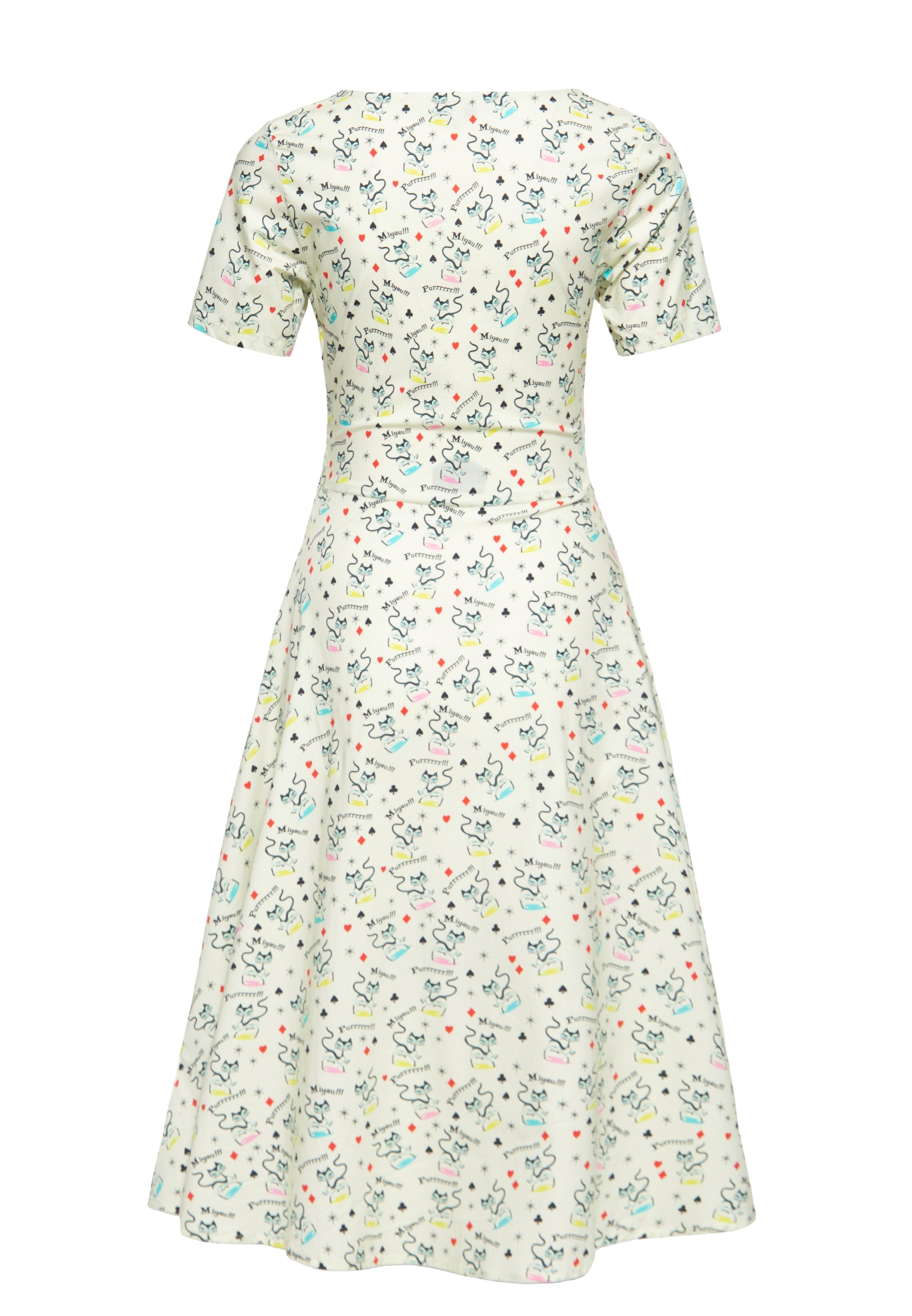 Queen Kerosin - Swingkleid «Retro Cats»