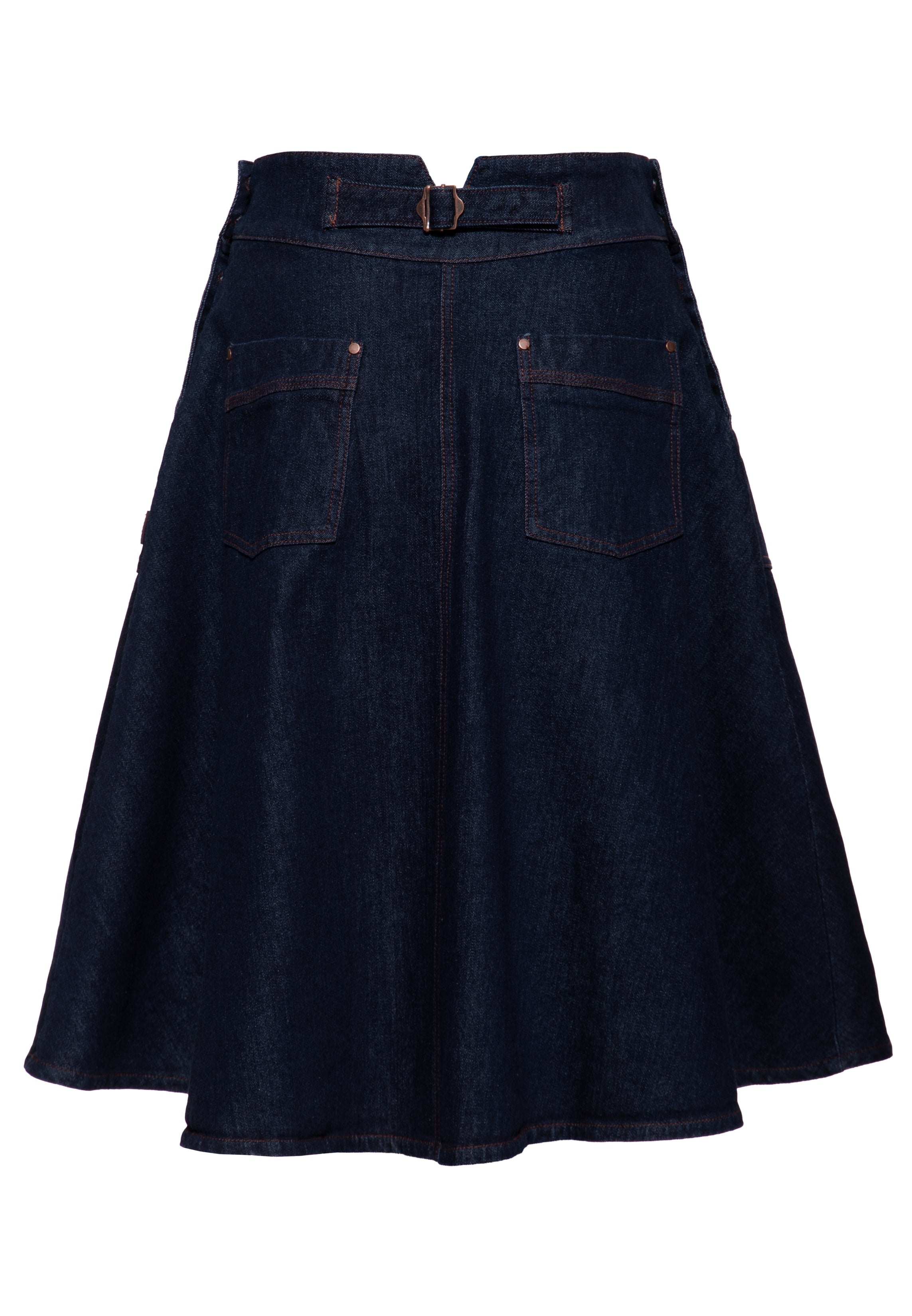 Swingrock 'Josie' in Denim Röcke von Queen Kerosin