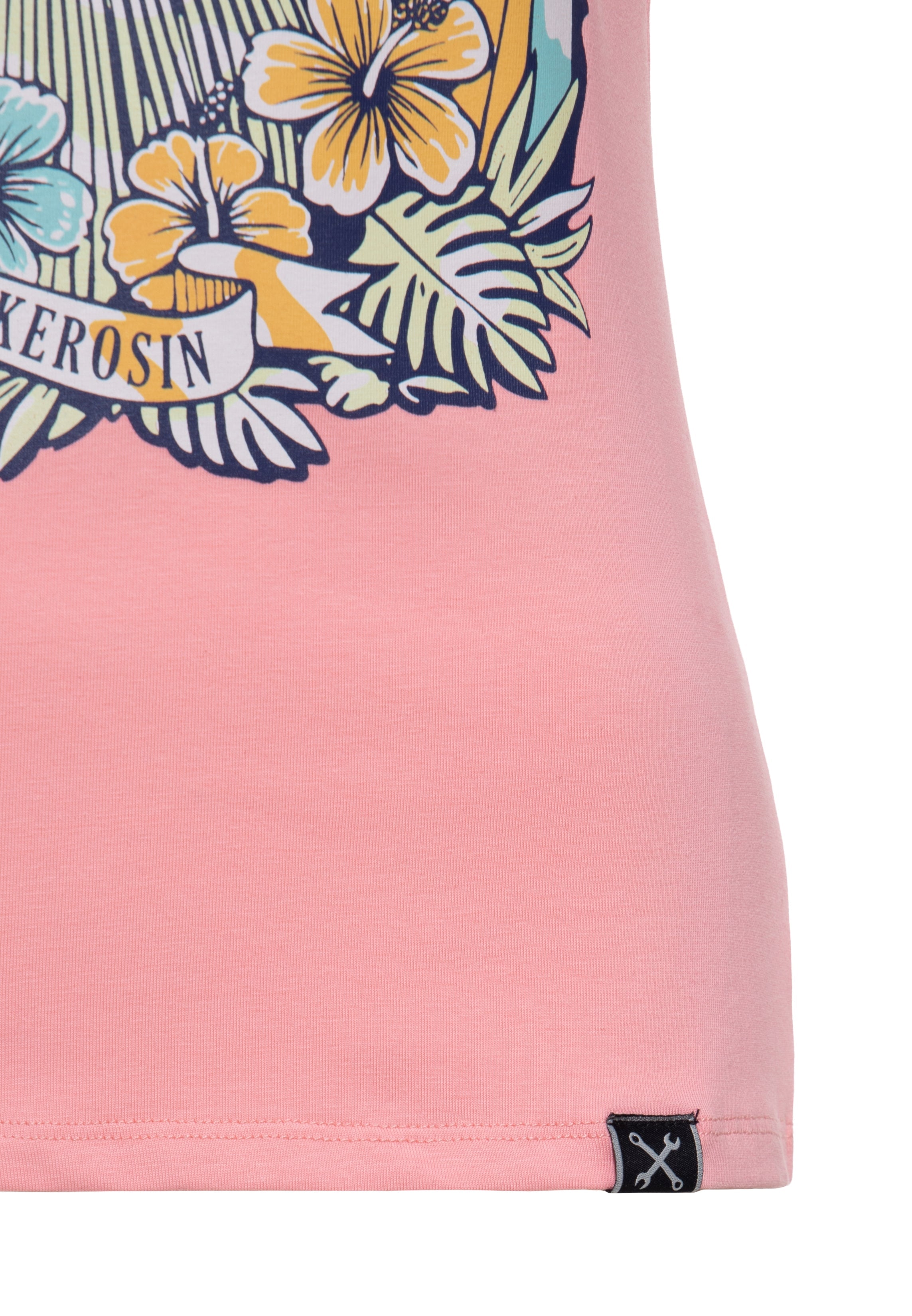 T-Shirt 'Aloha Hawaii' in Rosa T-Shirts von Queen Kerosin