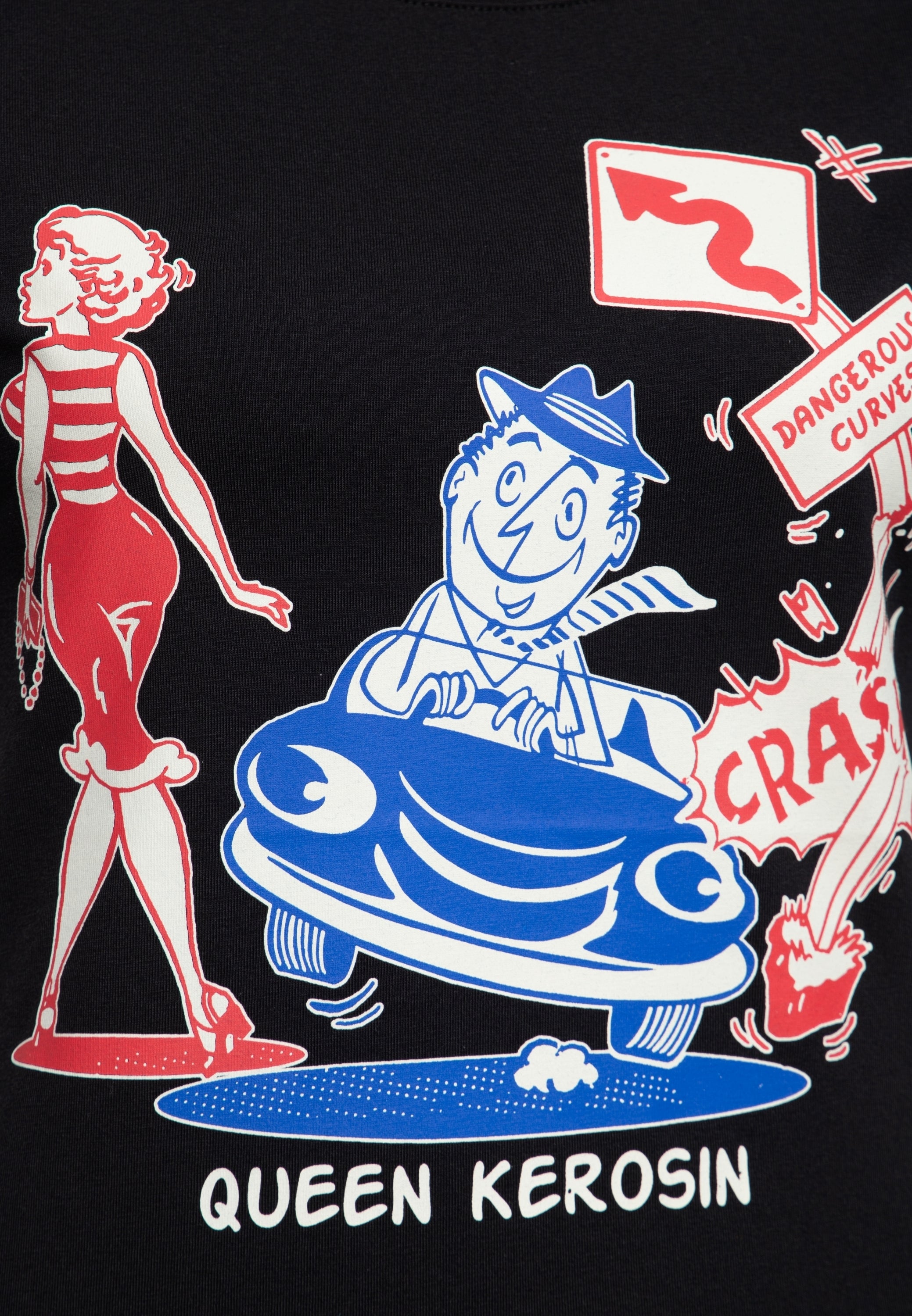 Queen Kerosin - T-Shirt «Dangerous Curves»