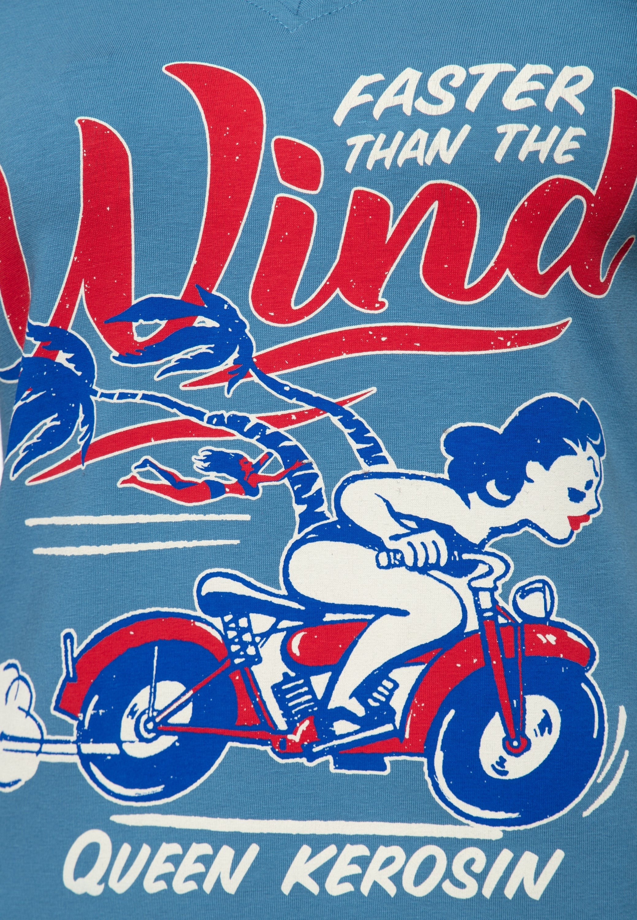 Queen Kerosin - T-Shirt «Faster Than The Wind»
