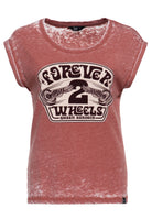 Queen Kerosin - T-Shirt «Forever 2 Wheels»