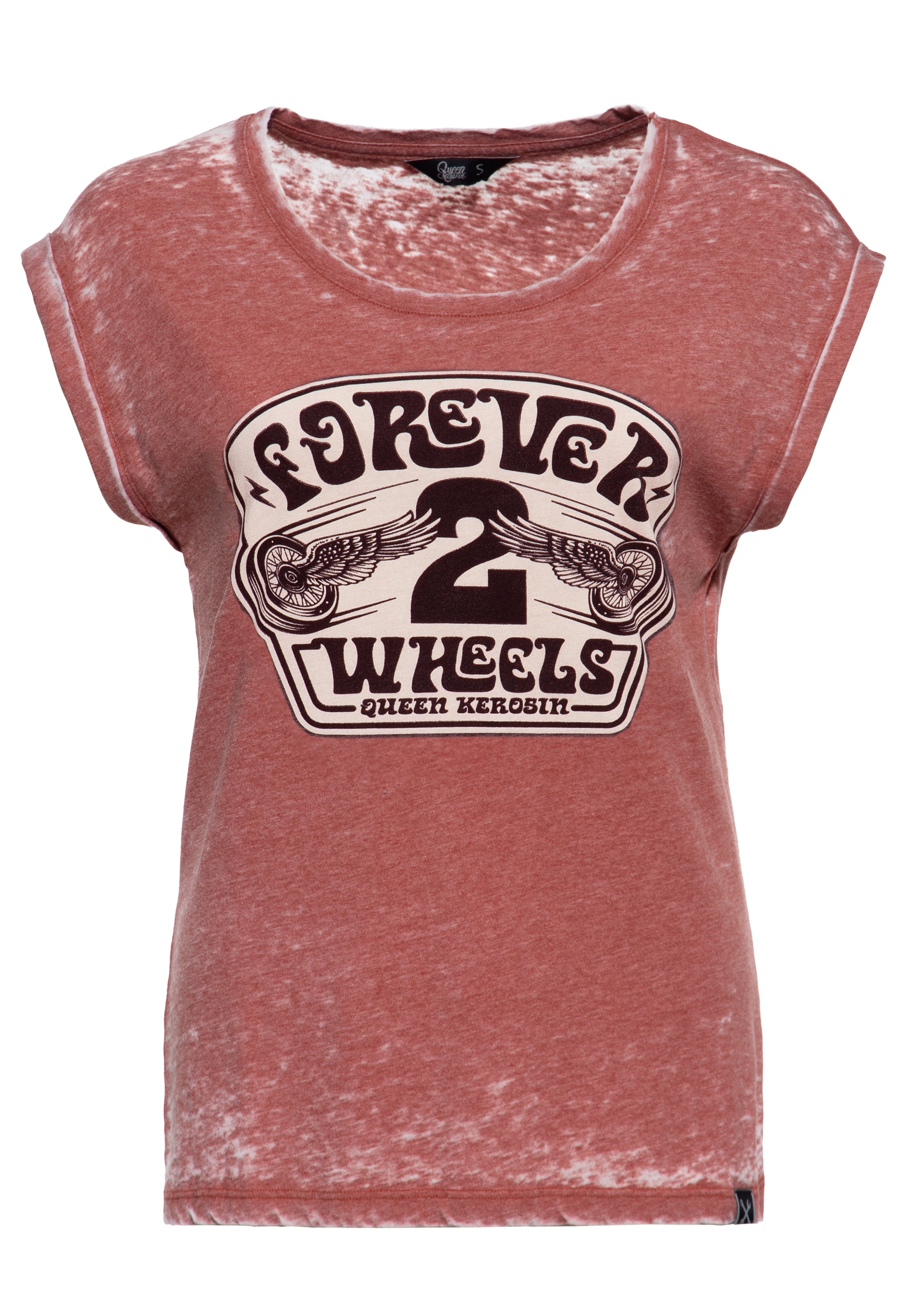 Queen Kerosin - T-Shirt «Forever 2 Wheels»
