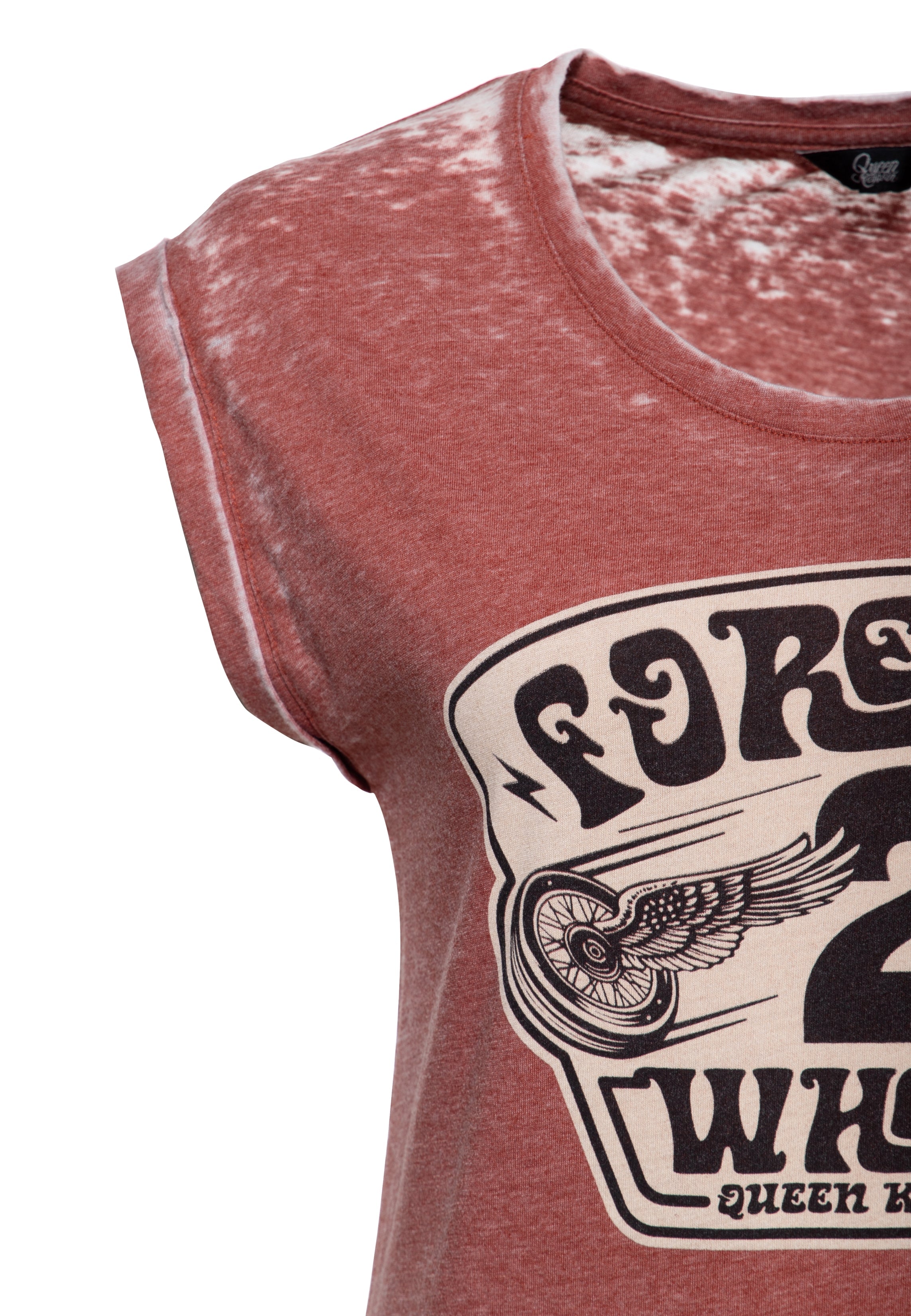Queen Kerosin - T-Shirt «Forever 2 Wheels»