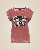 Queen Kerosin - T-Shirt «Forever 2 Wheels»