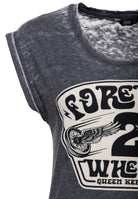 Queen Kerosin - T-Shirt «Forever 2 Wheels»