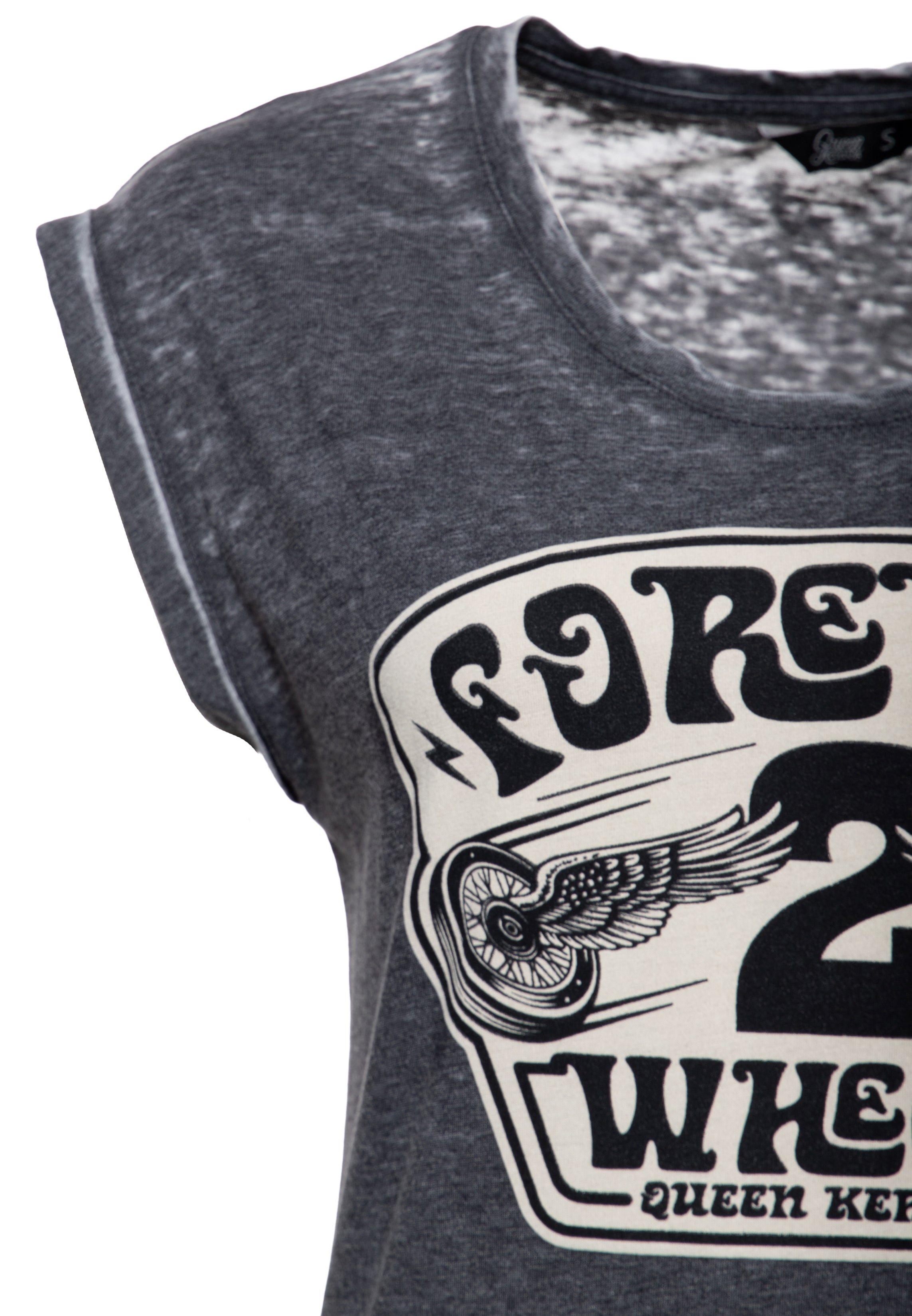 Queen Kerosin - T-Shirt «Forever 2 Wheels»
