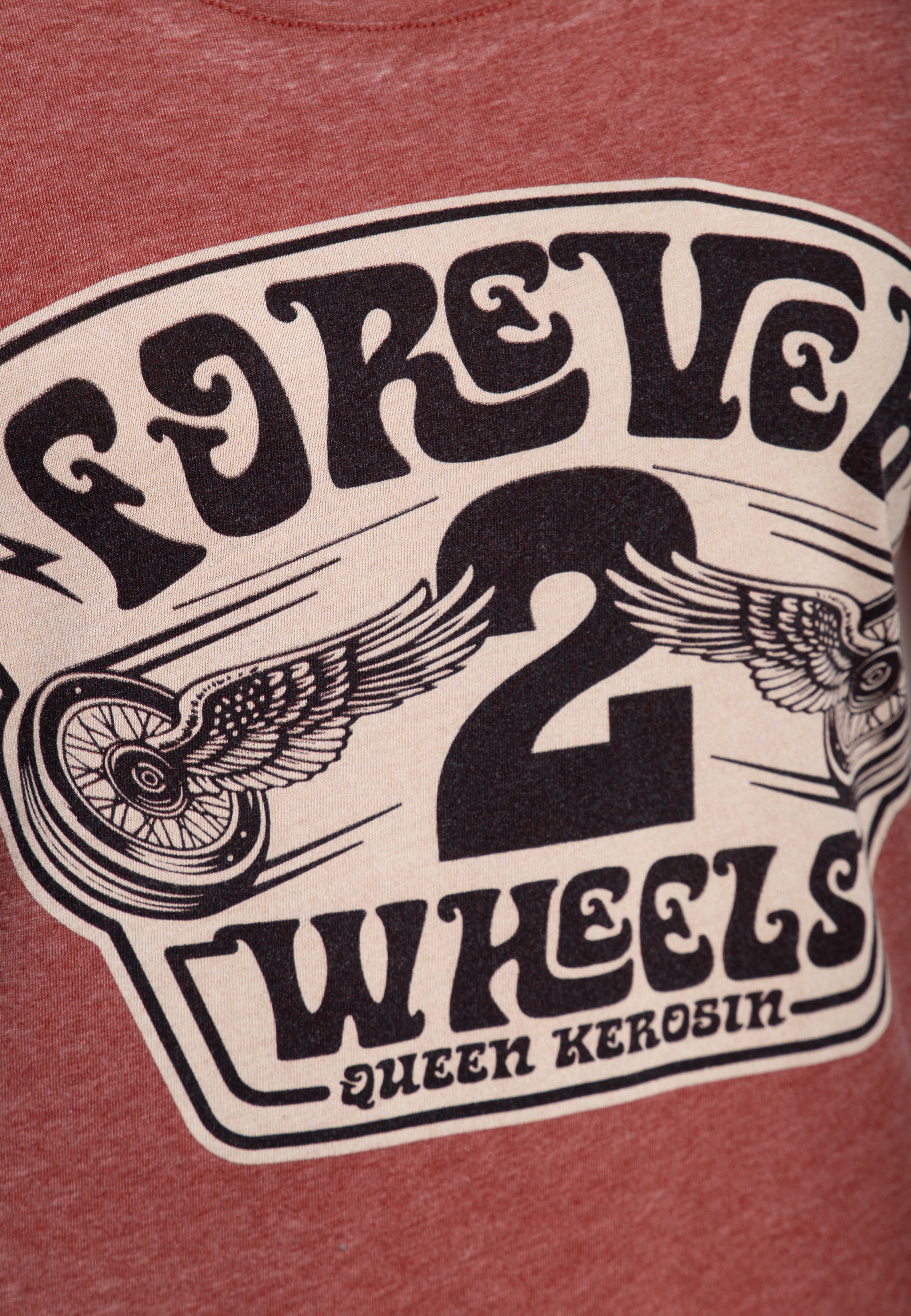 Queen Kerosin - T-Shirt «Forever 2 Wheels»