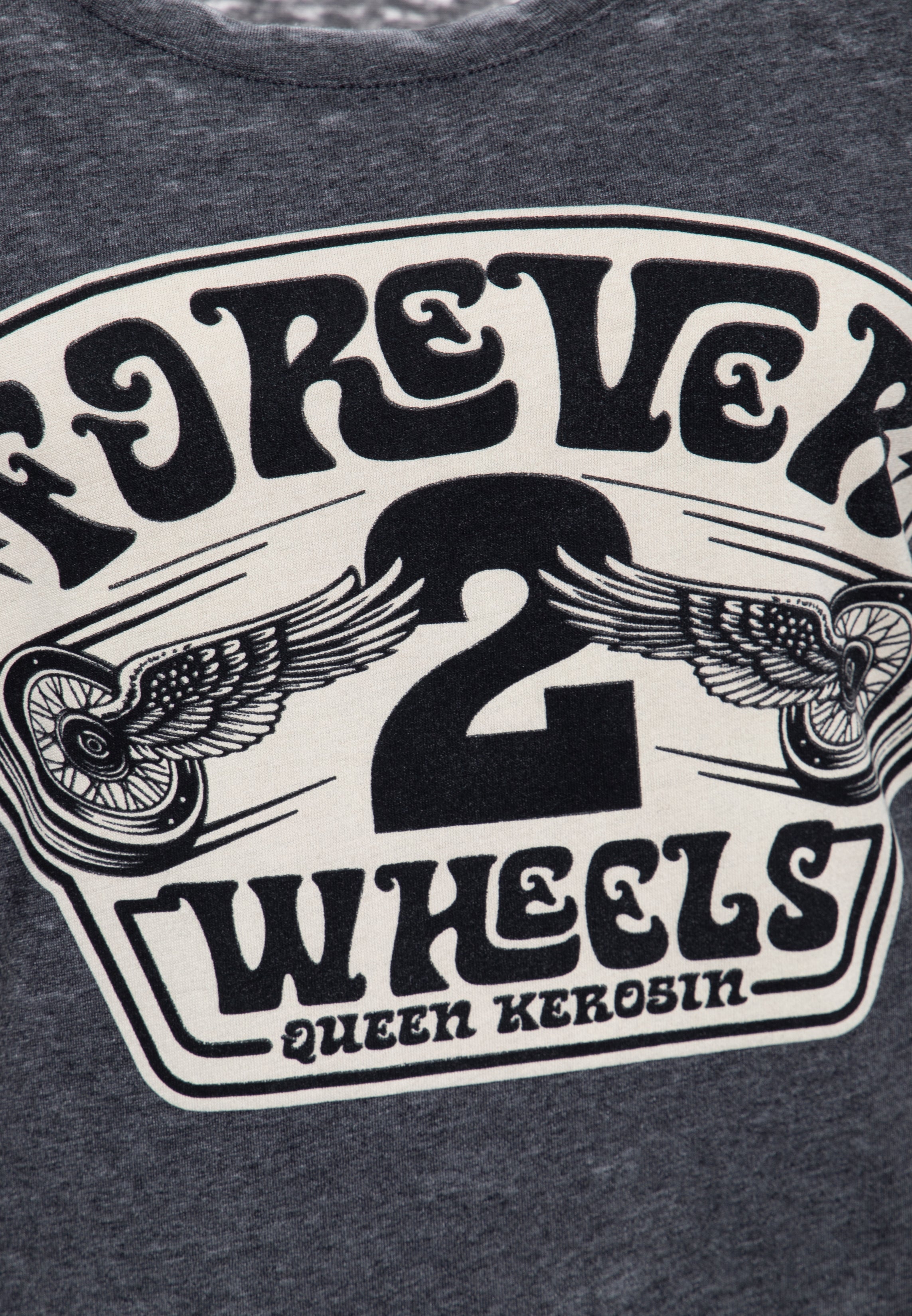 Queen Kerosin - T-Shirt «Forever 2 Wheels»