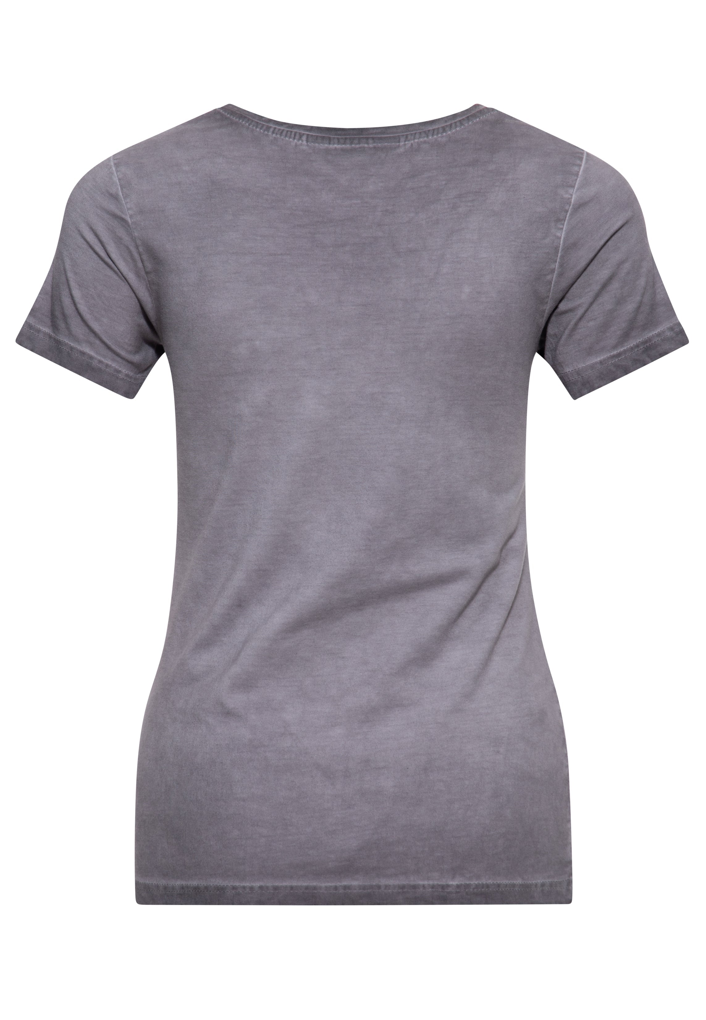 T-Shirt 'Garage Built' in Anthrazit T-Shirts von Queen Kerosin