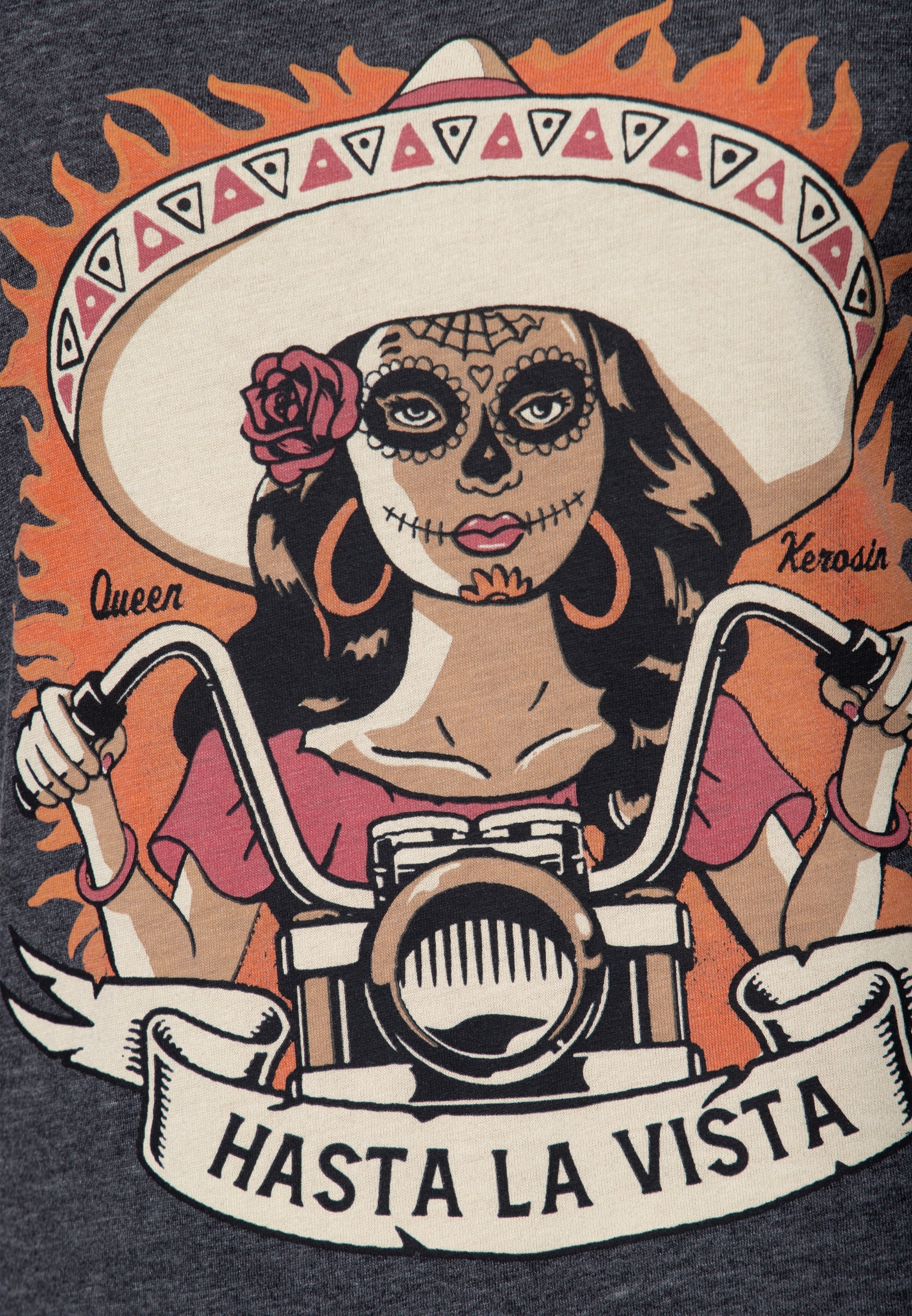 Queen Kerosin - T-Shirt «Hasta La Vista»