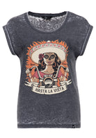 Queen Kerosin - T-Shirt «Hasta La Vista»