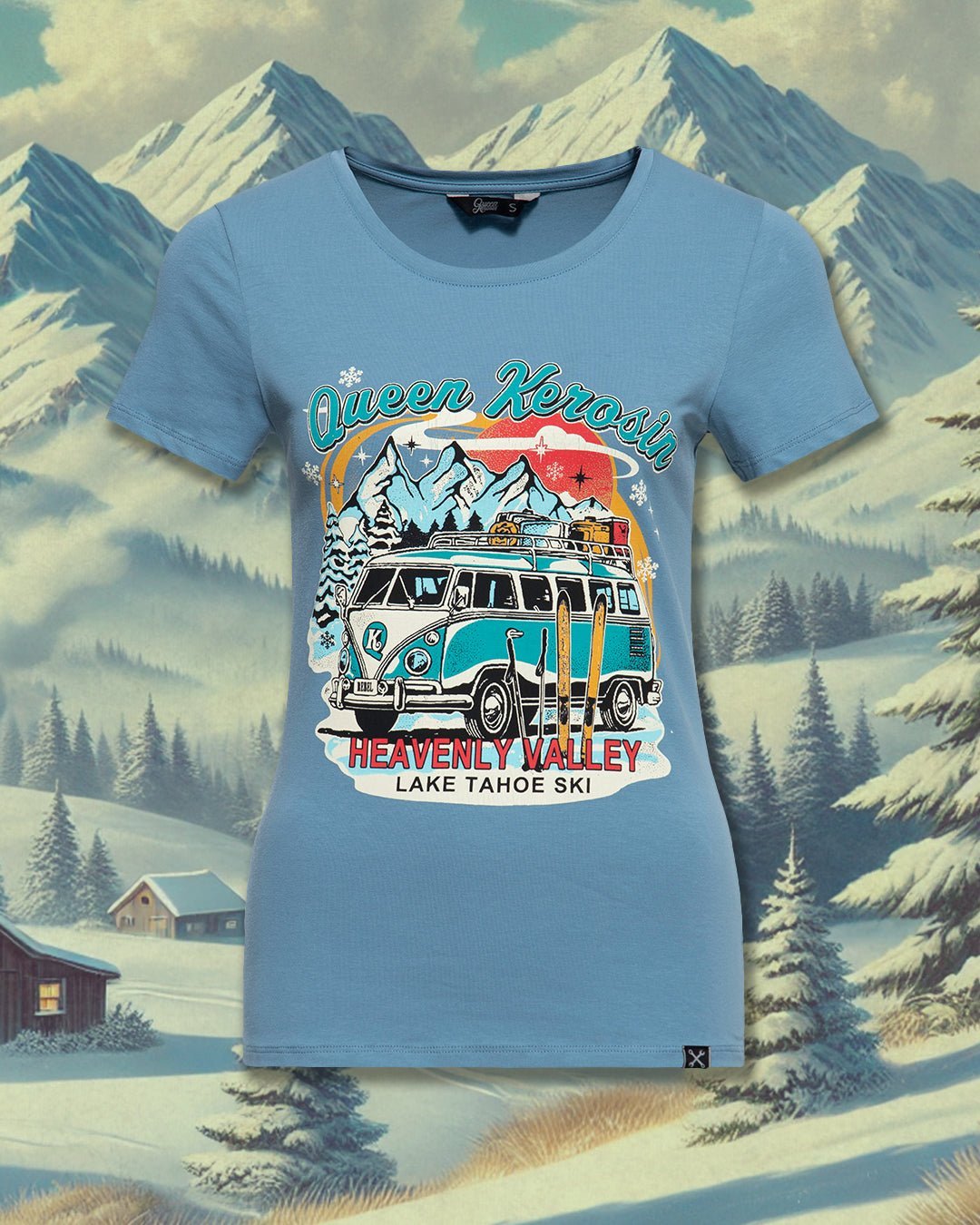 T-Shirt «Heavenly Valley» T-Shirts von Queen Kerosin