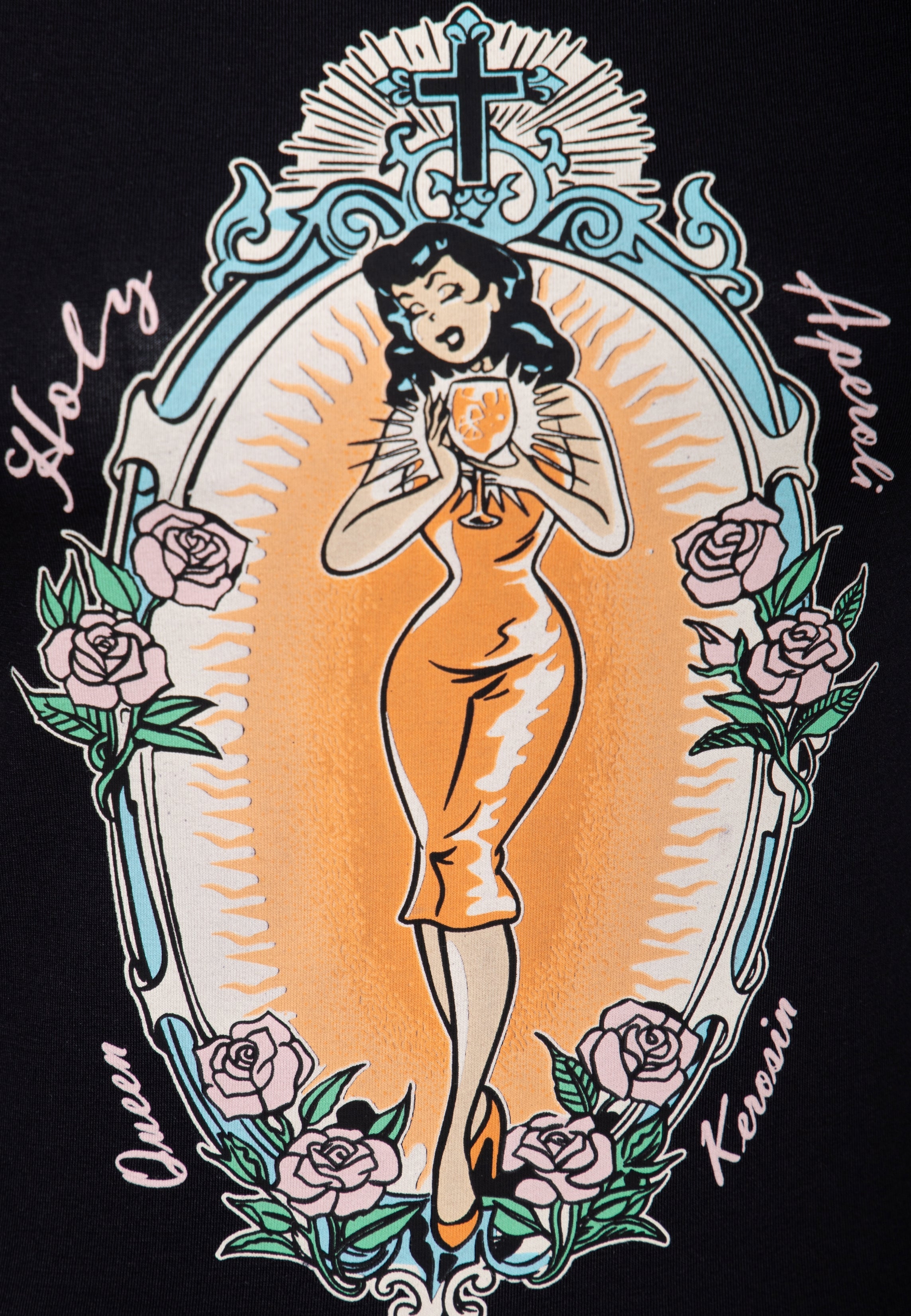 Queen Kerosin - T-Shirt «Holy Aperoli»
