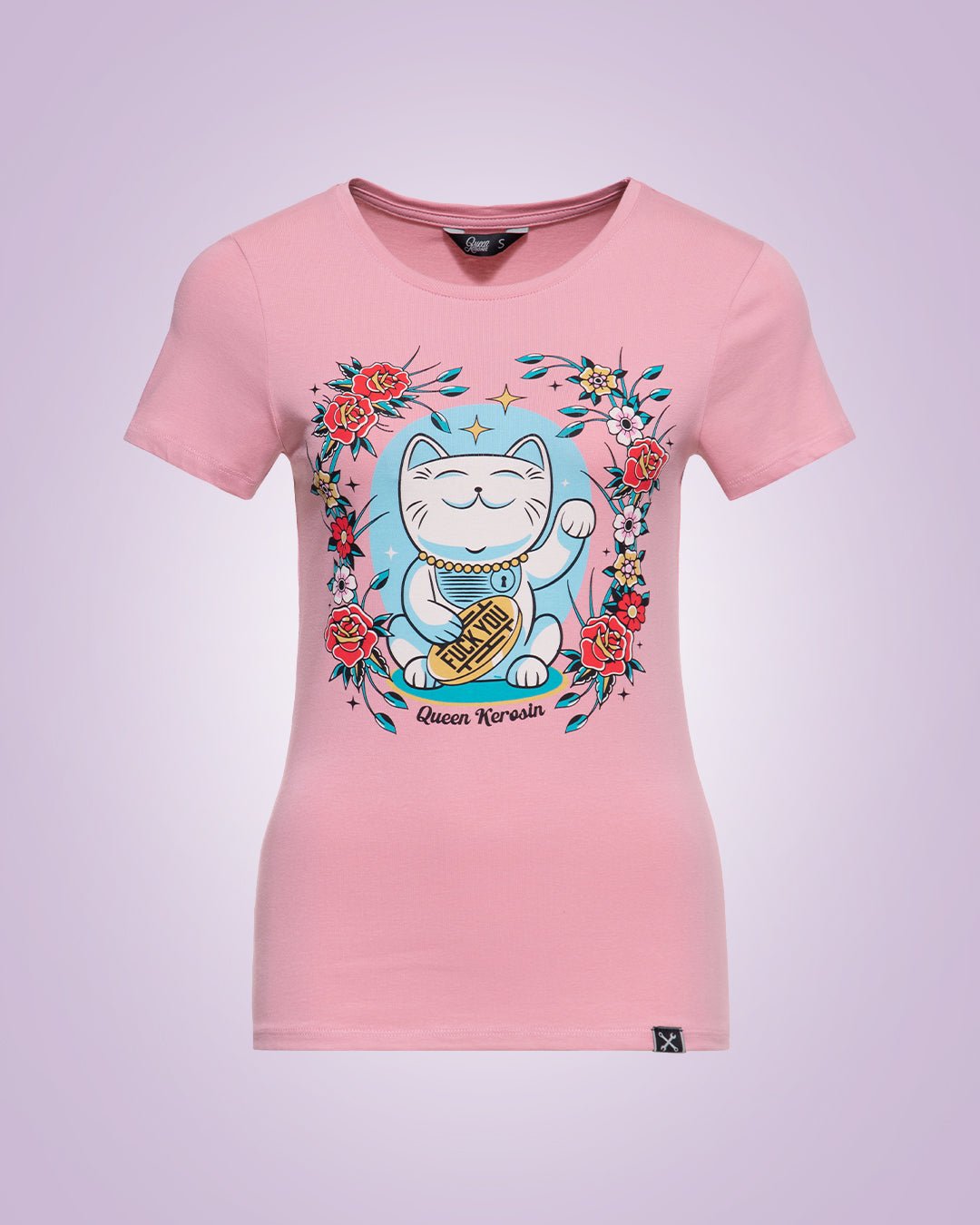 Queen Kerosin - T-Shirt «Lucky Cat»