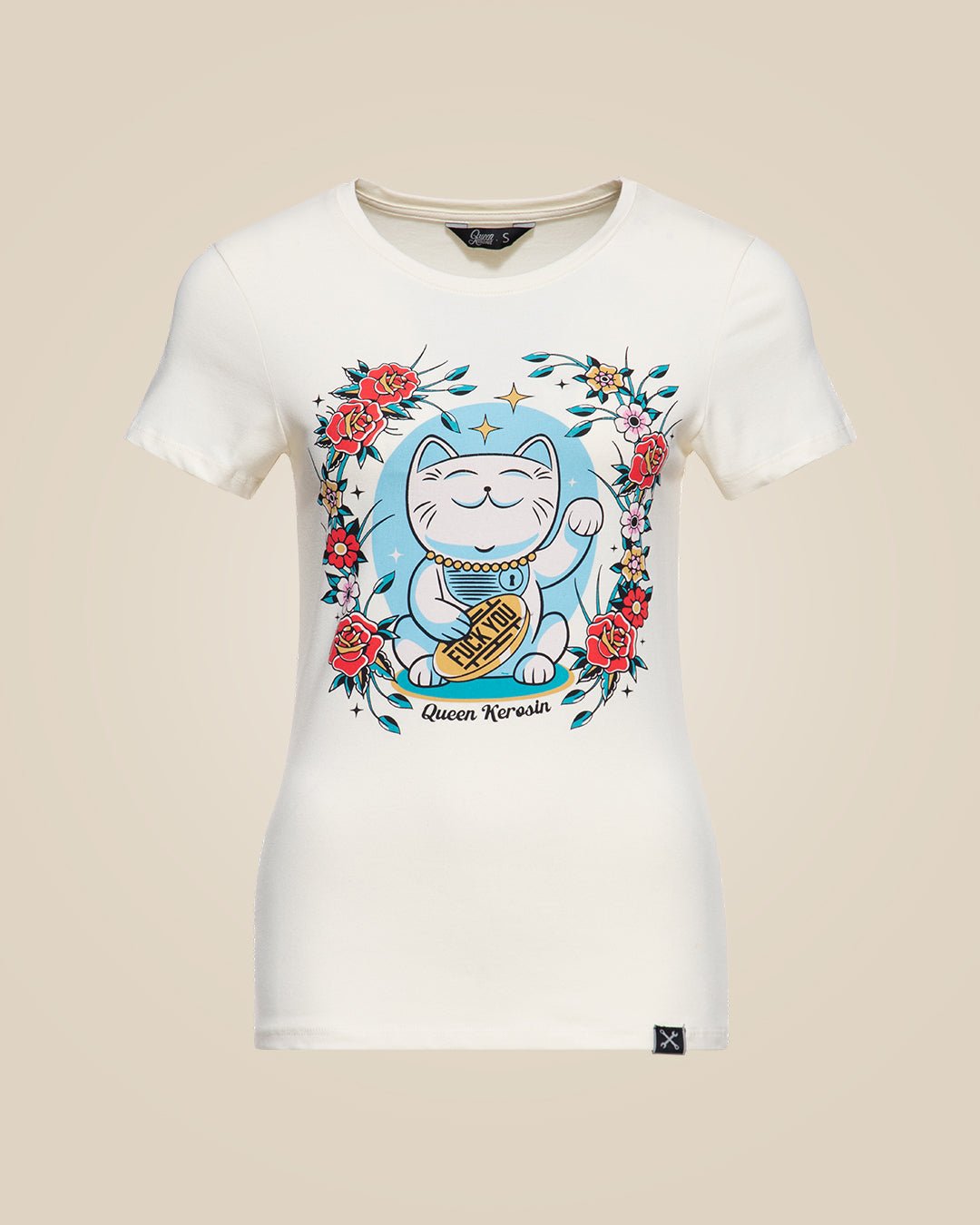 Queen Kerosin - T-Shirt «Lucky Cat»