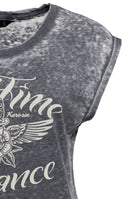 Queen Kerosin - T-Shirt «No Time For Romance»