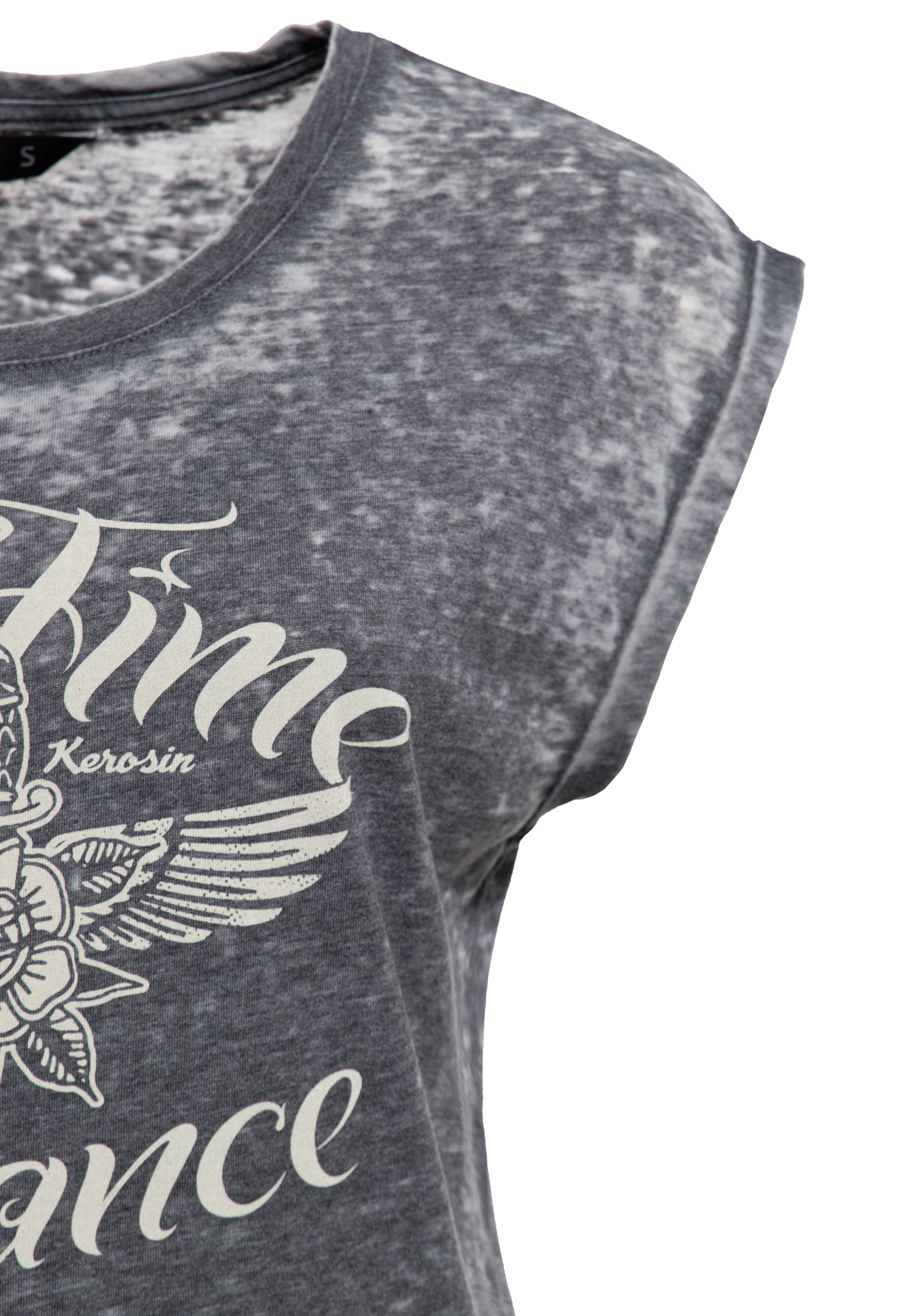 Queen Kerosin - T-Shirt «No Time For Romance»