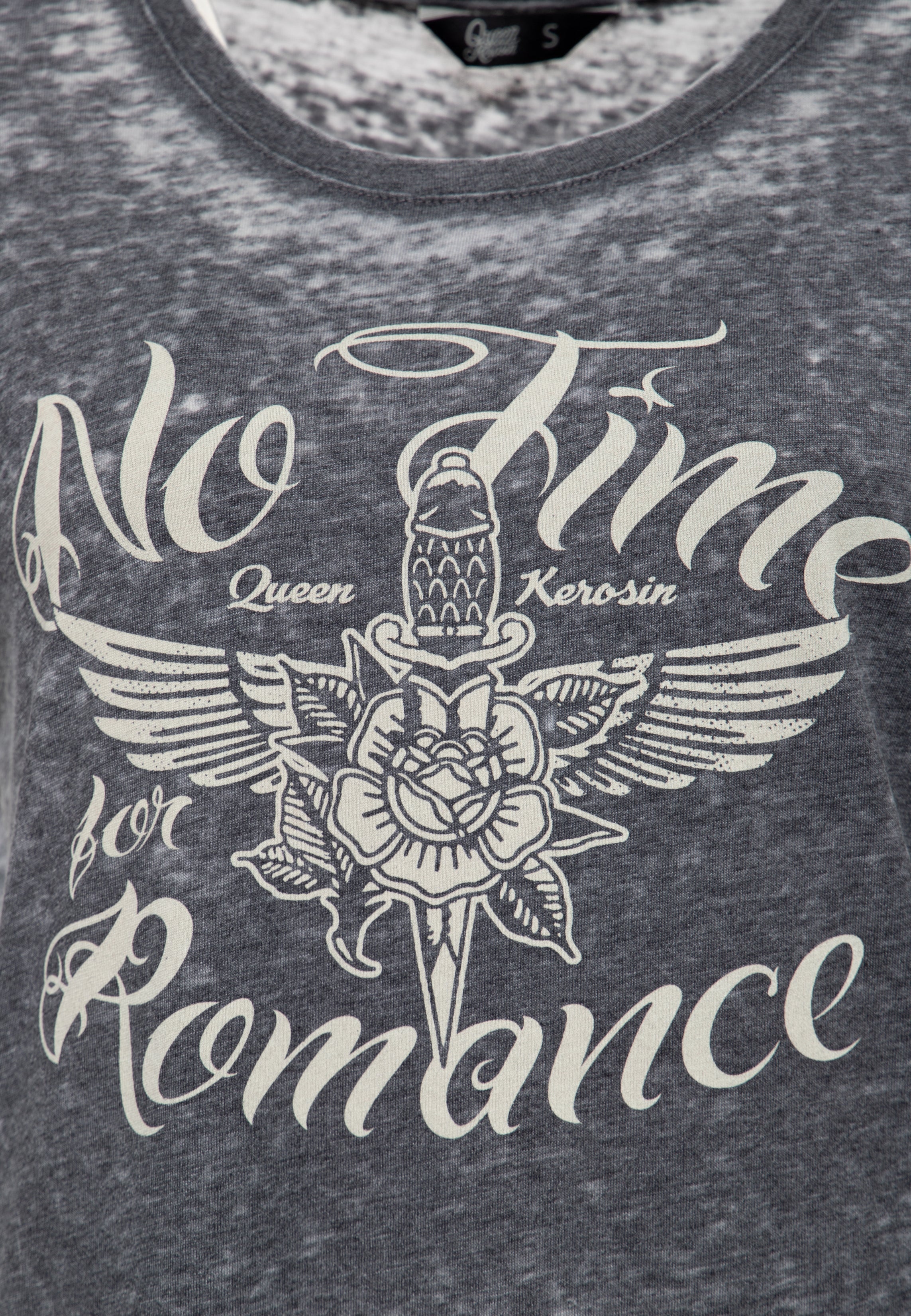 Queen Kerosin - T-Shirt «No Time For Romance»