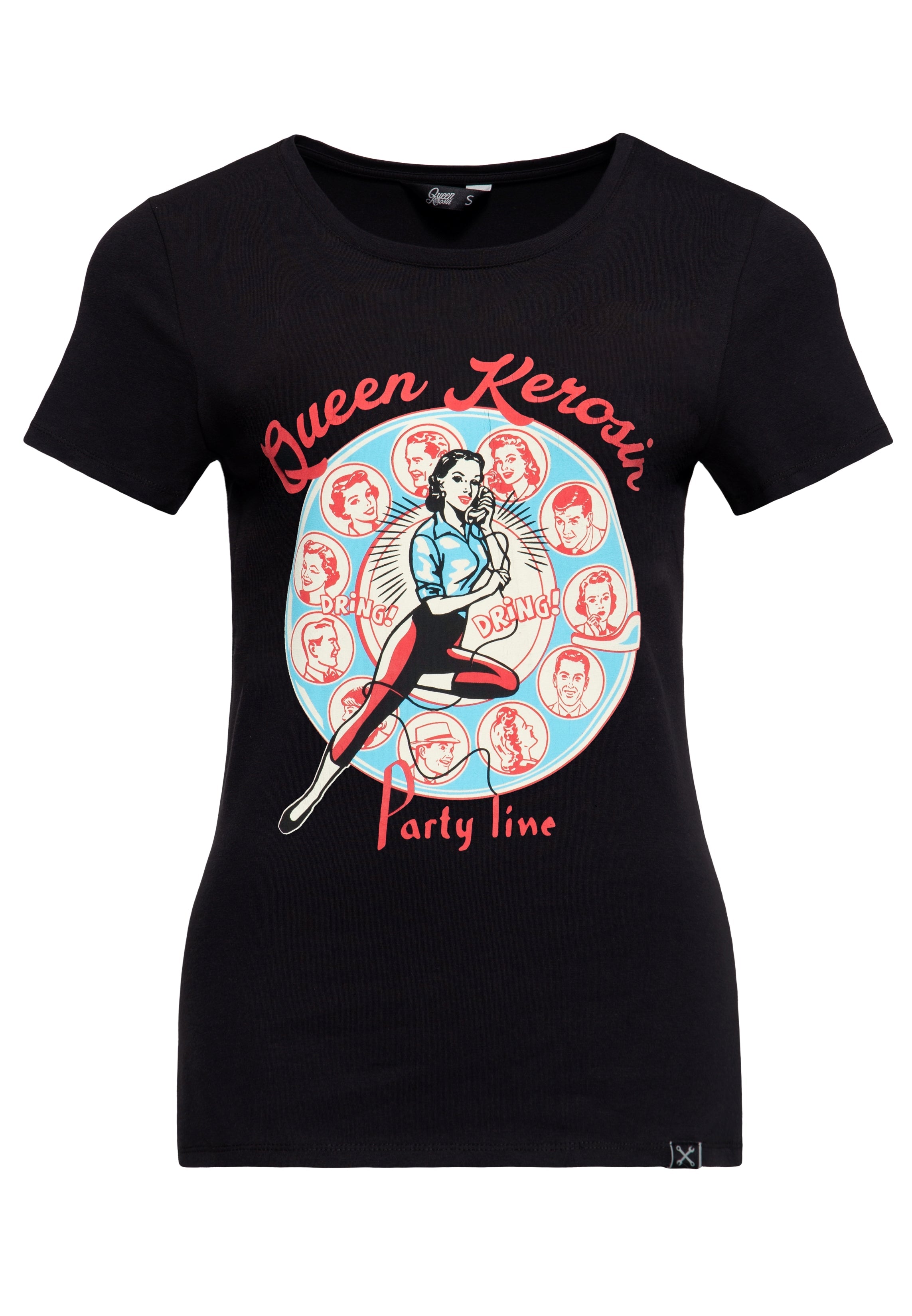 Queen Kerosin - T - Shirt «Party Line»